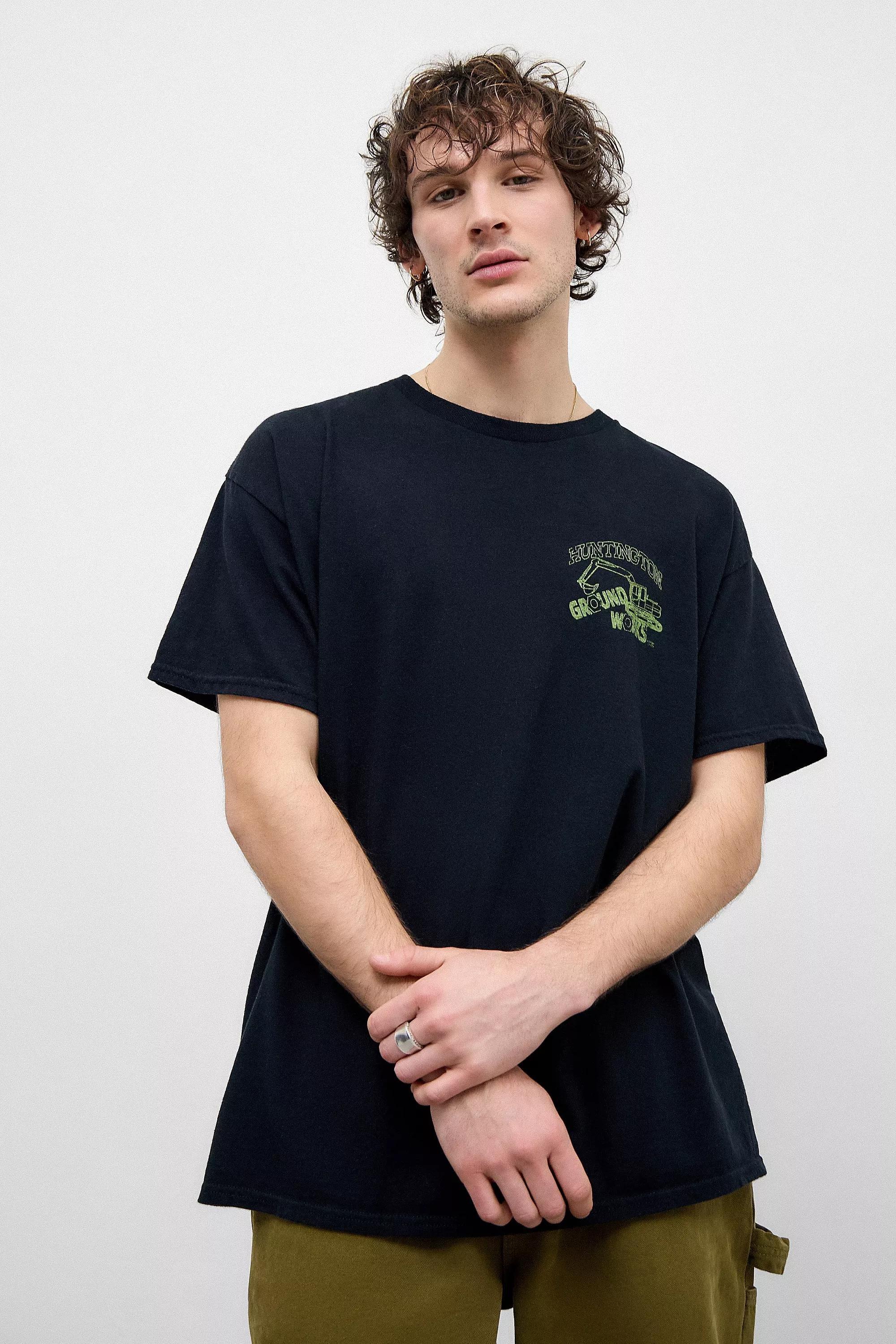Black Printed T-Shirt, , large image number 3
