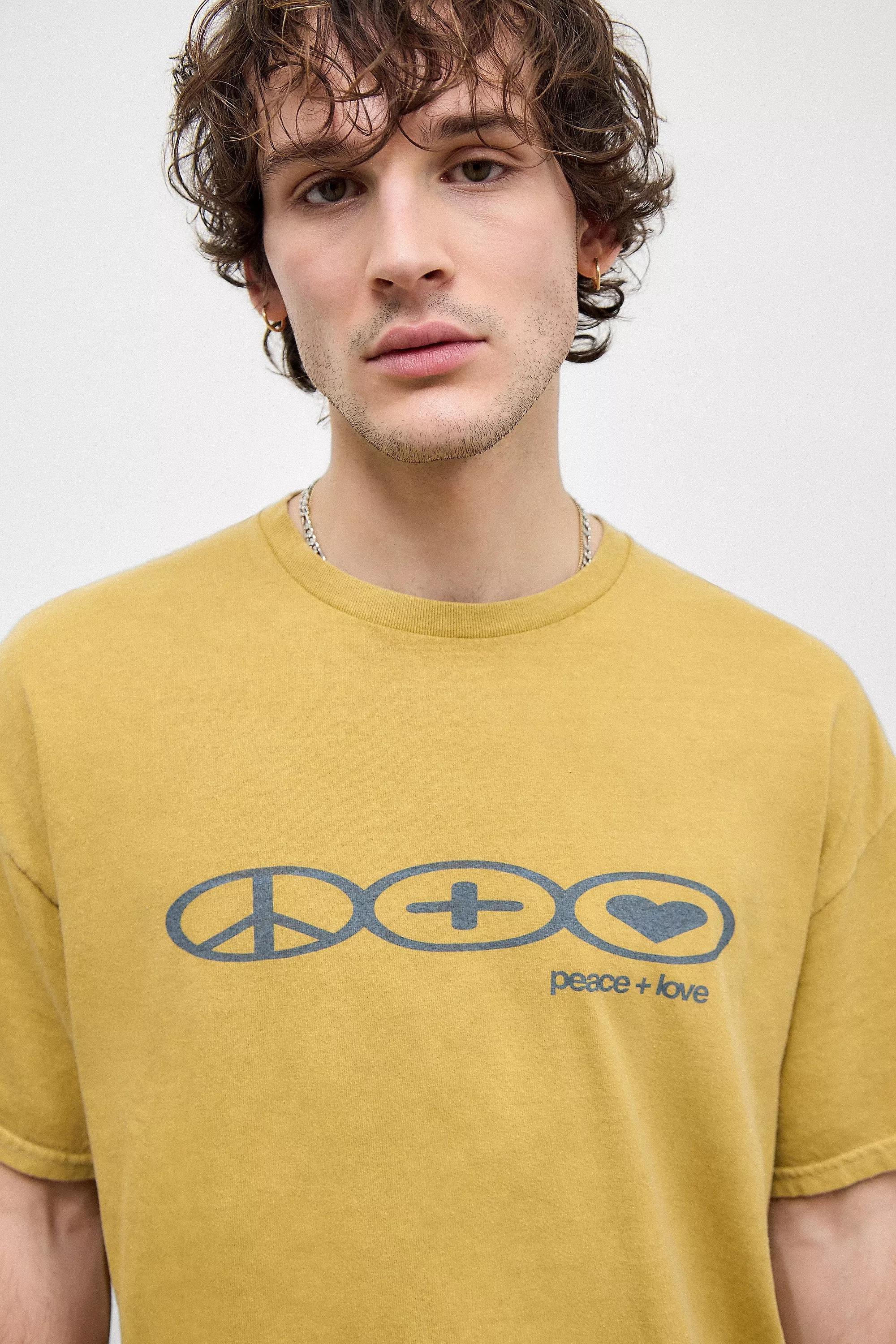 Yellow Printed T-Shirt, , large image number 1