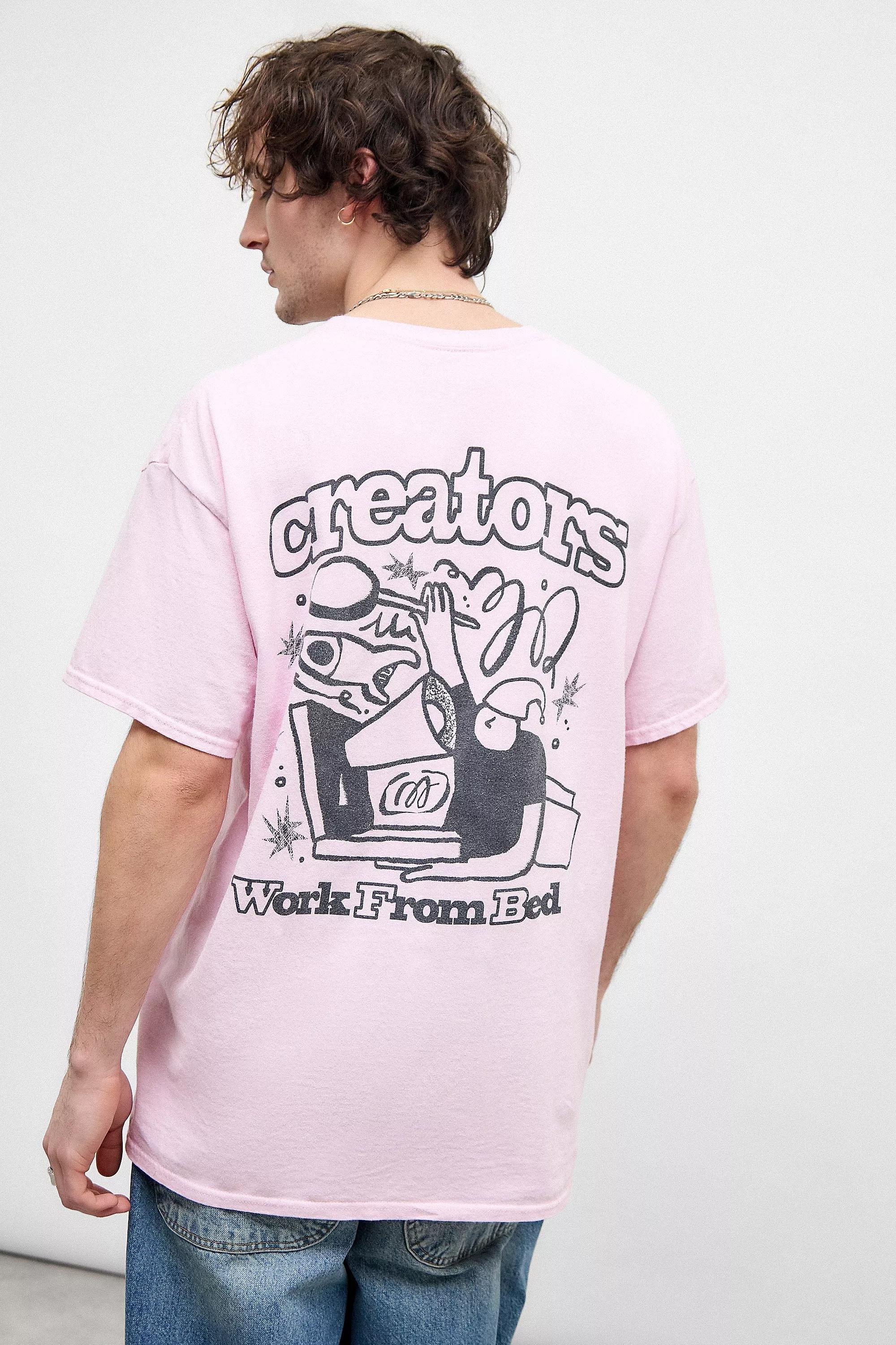 Pink Uo Pink Creators Cotton T-Shirt, , large image number 0