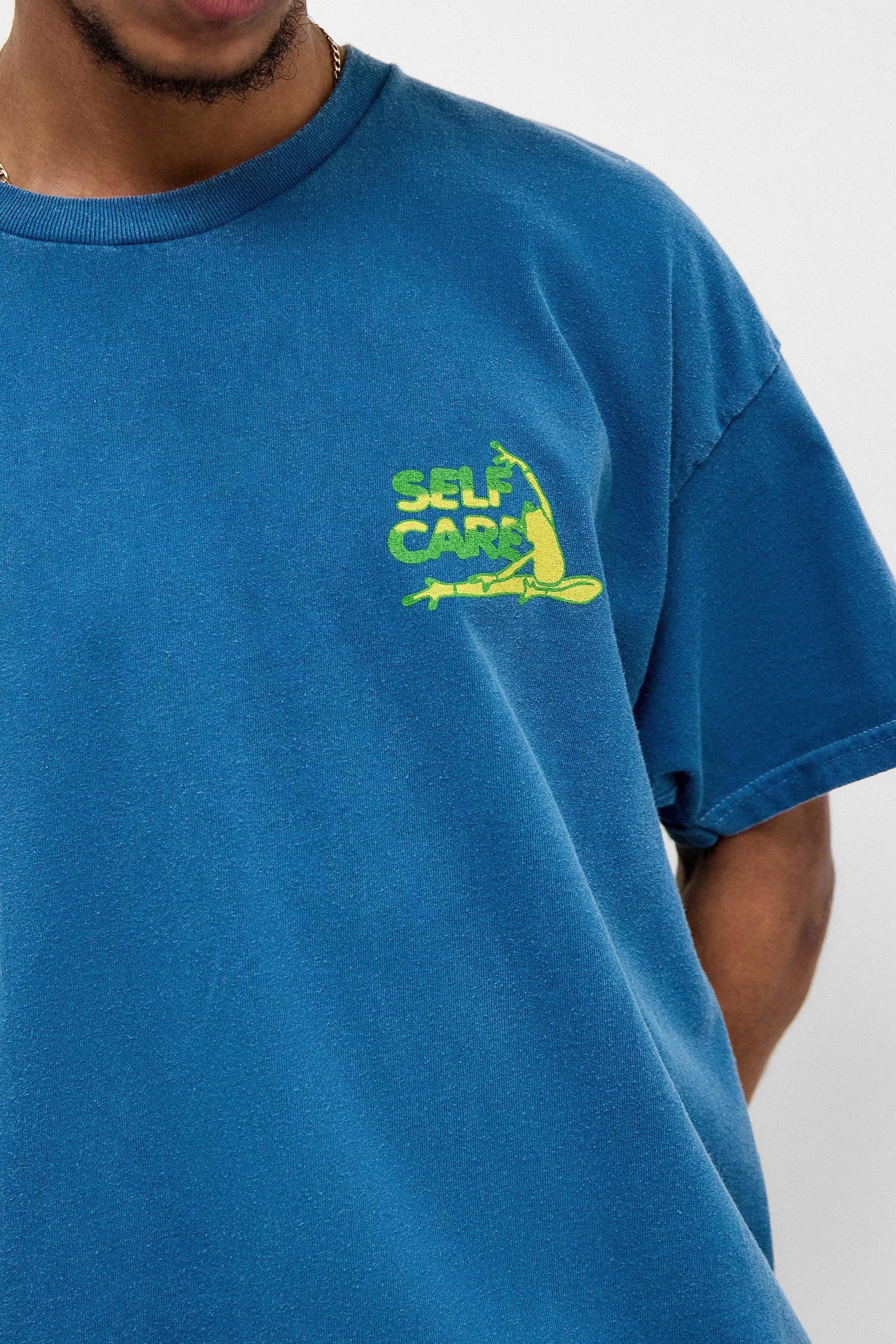 Blue Uo Blue Self Care Frog T-Shirt, , large image number 2