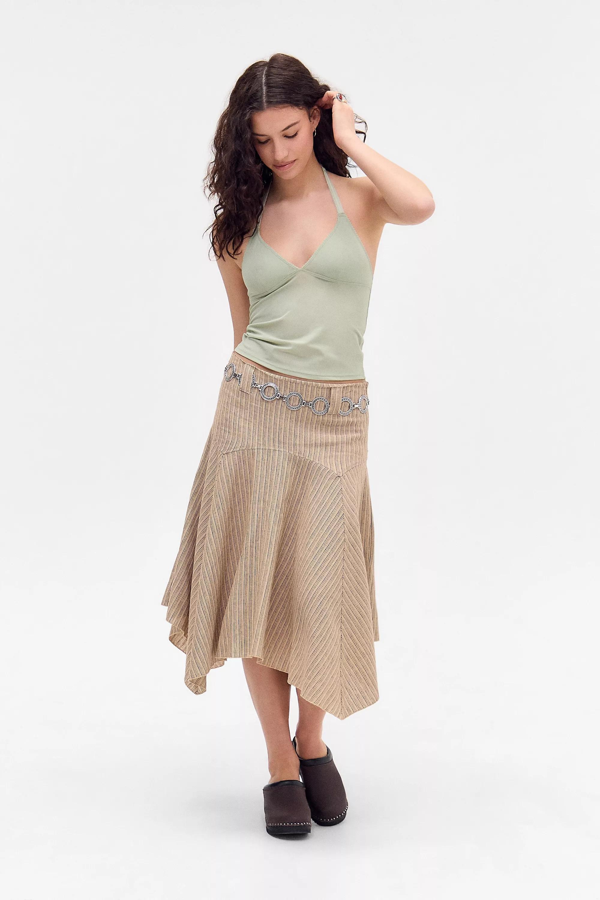 Green Out From Under Halter Top, MOSS, large image number 2