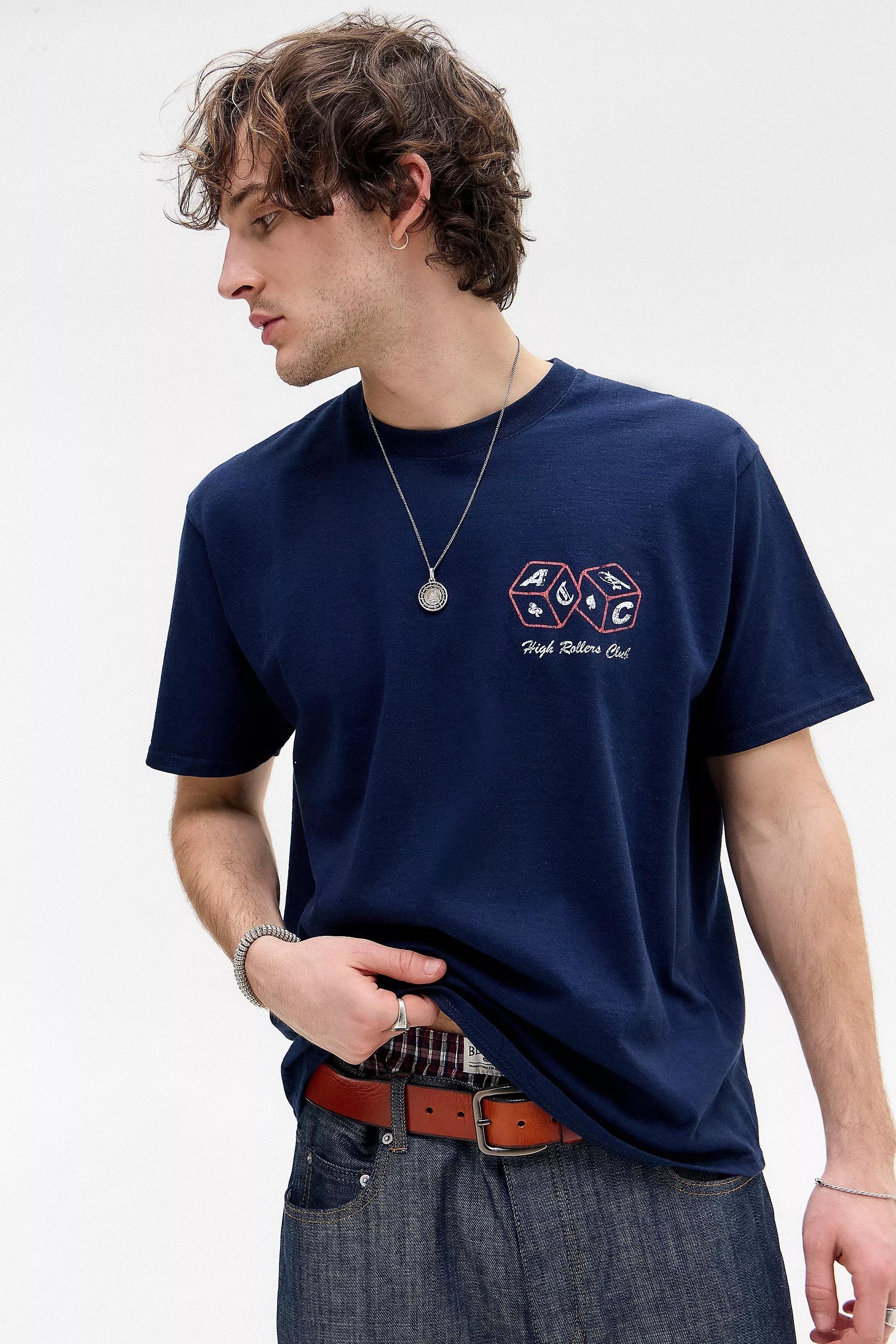 Navy Uo Navy Atlantic City T-Shirt, , large image number 3