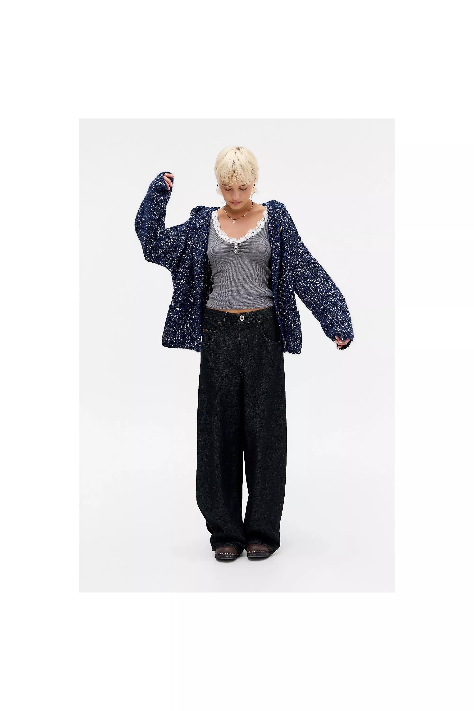 Grey Out From Under Diana Long-Sleeved Top, GREY, large image number 2