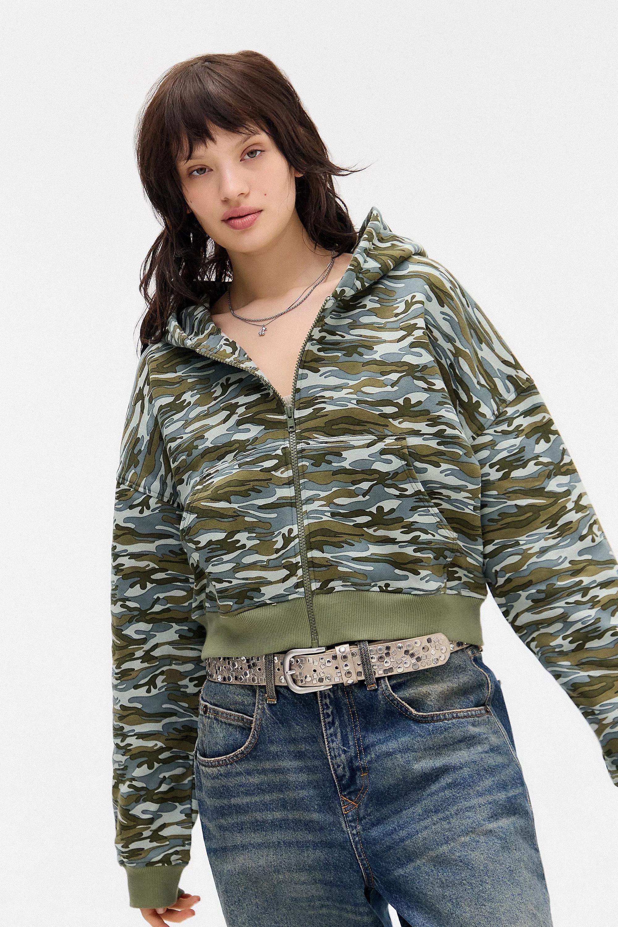 Multicolour Motel Zip-Through Hoodie, , large image number 0
