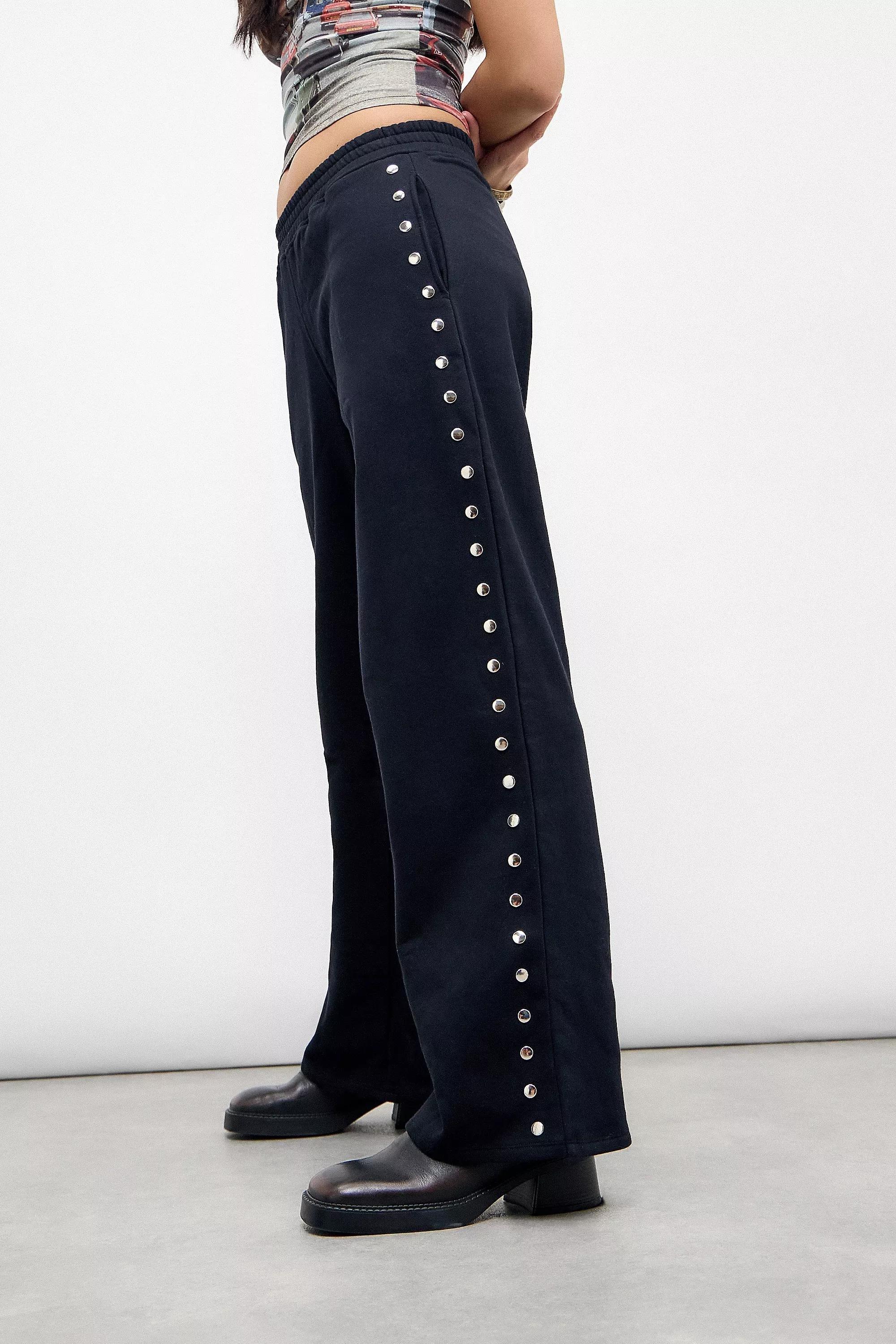 Black Motel Lark Studded Joggers, , large image number 1