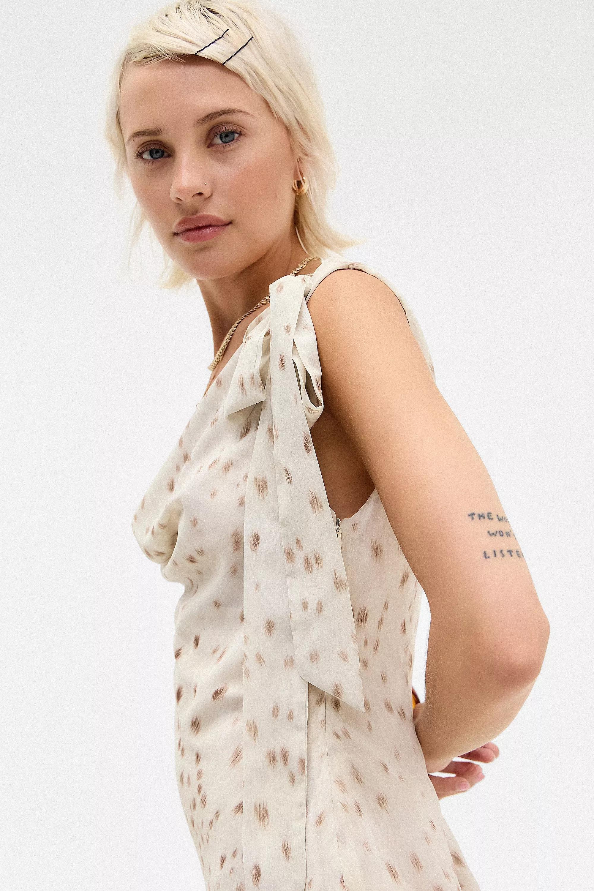 Cream Motel Jenat Mini Dress, , large image number 1
