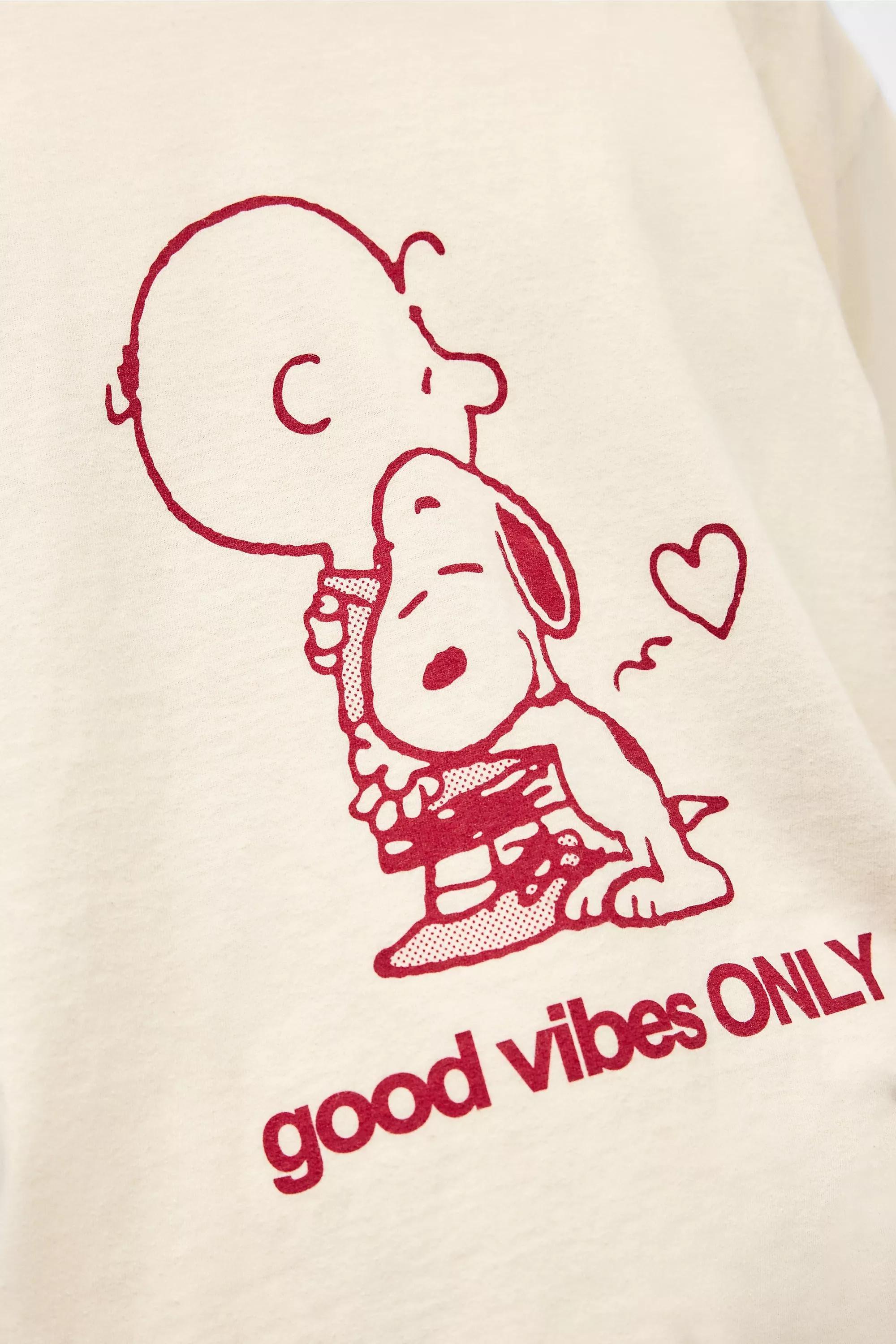 Cream Uo Printed Relaxed T-Shirt, , large image number 2