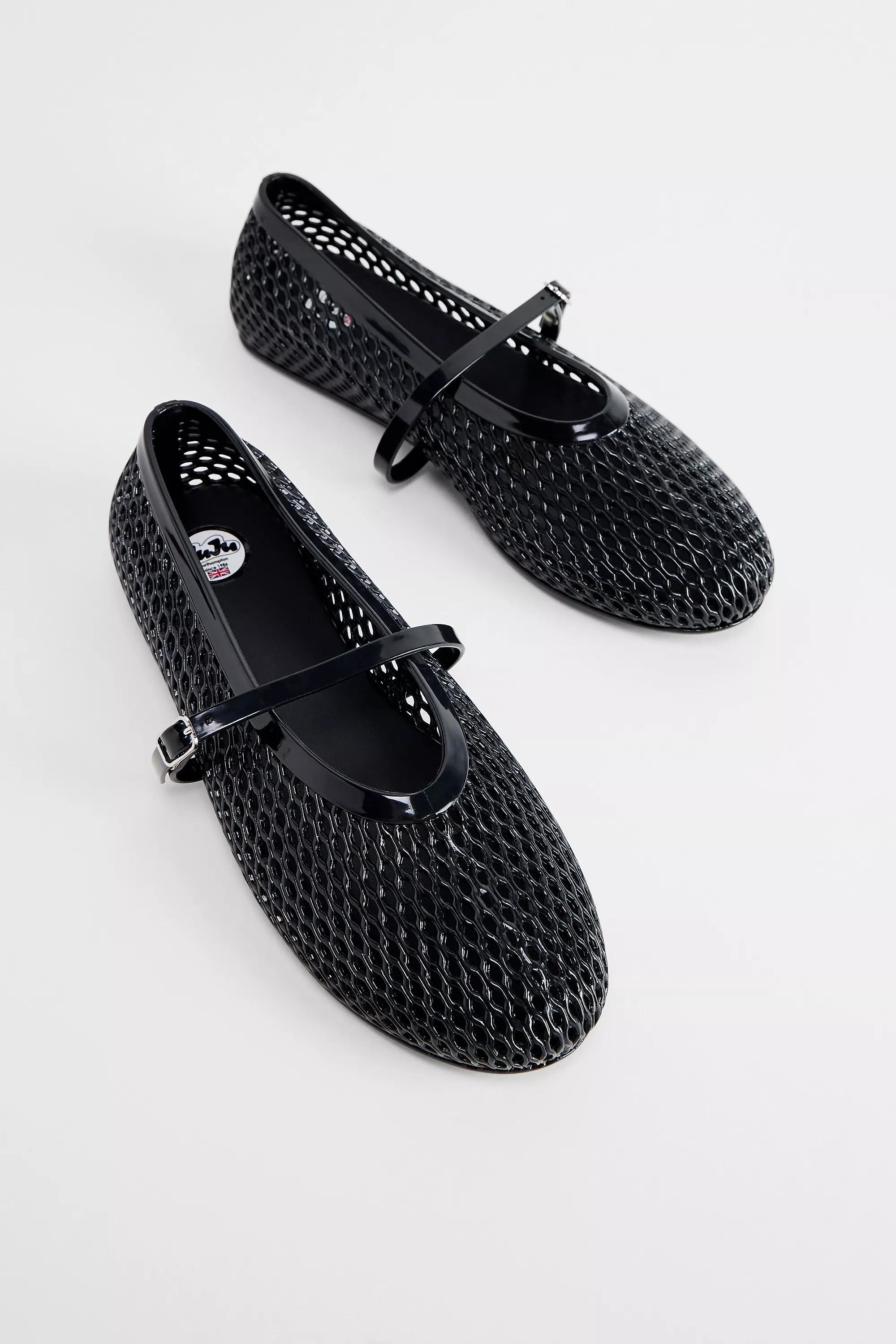 Black Juju Mila Ballet Shoes, , large image number 1
