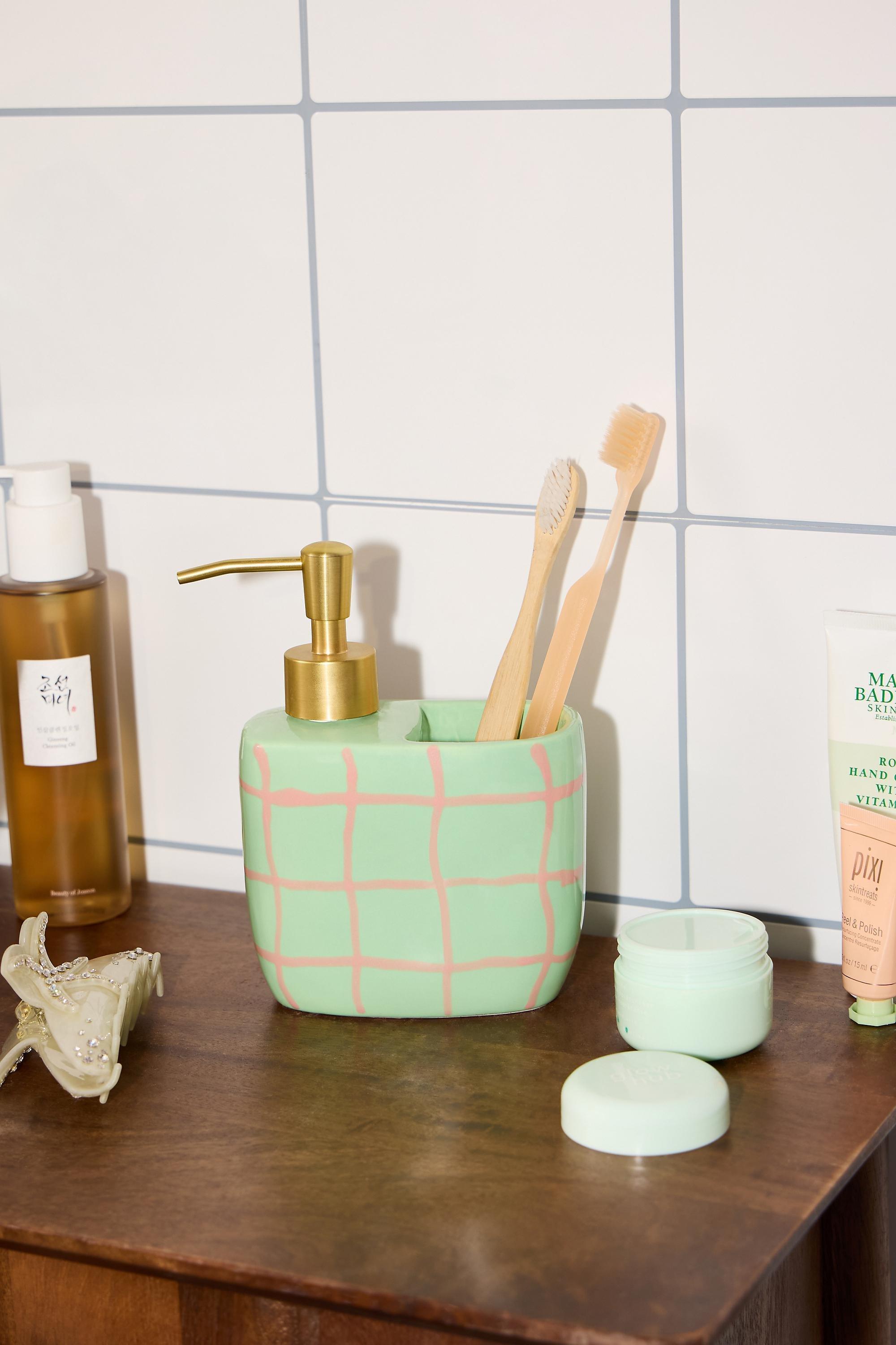 GREEN Sage Ari Soap & Storage Pot Set, GRN, large image number 0