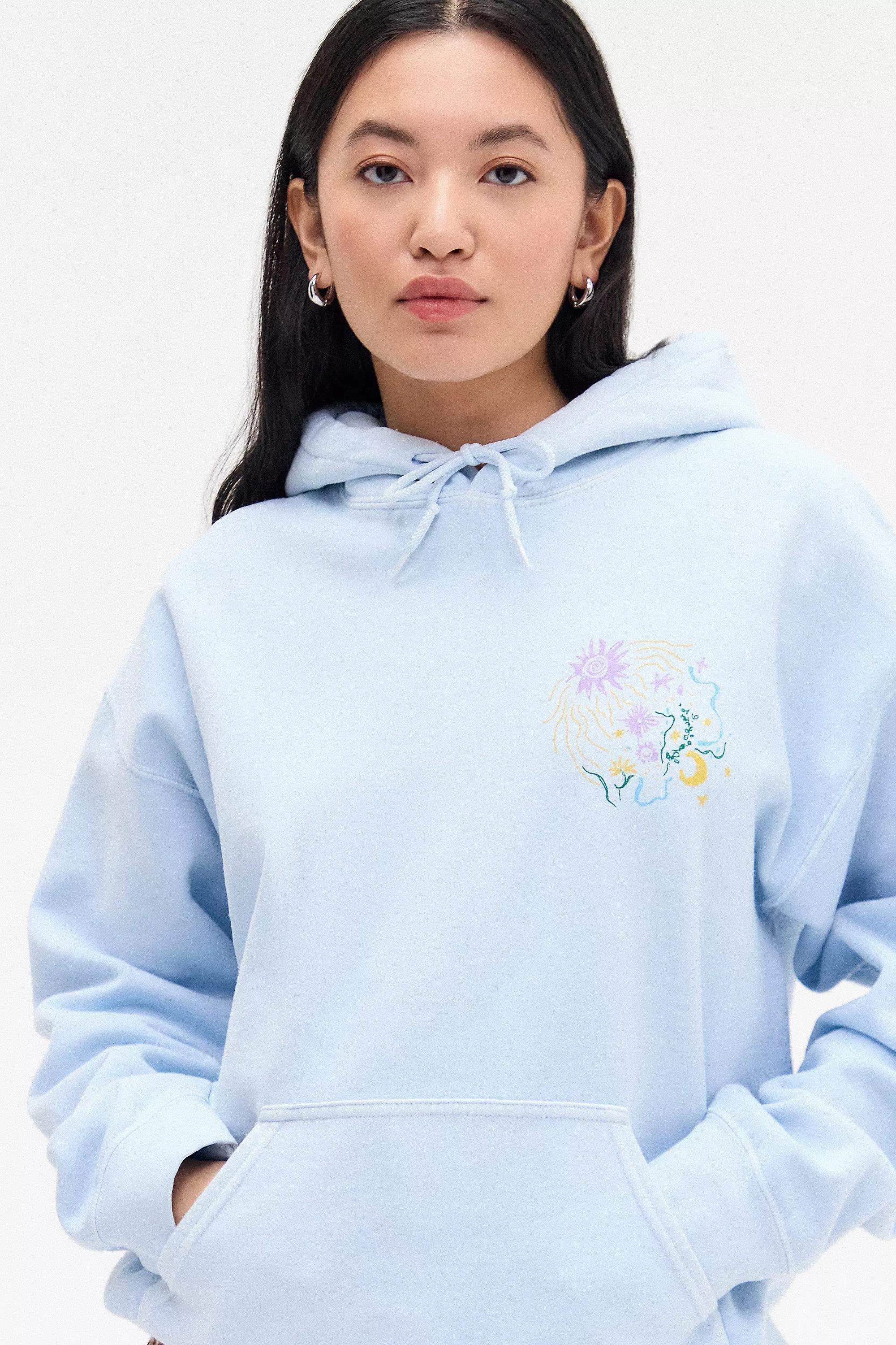Blue Uo Celestial Hoodie, , large image number 3