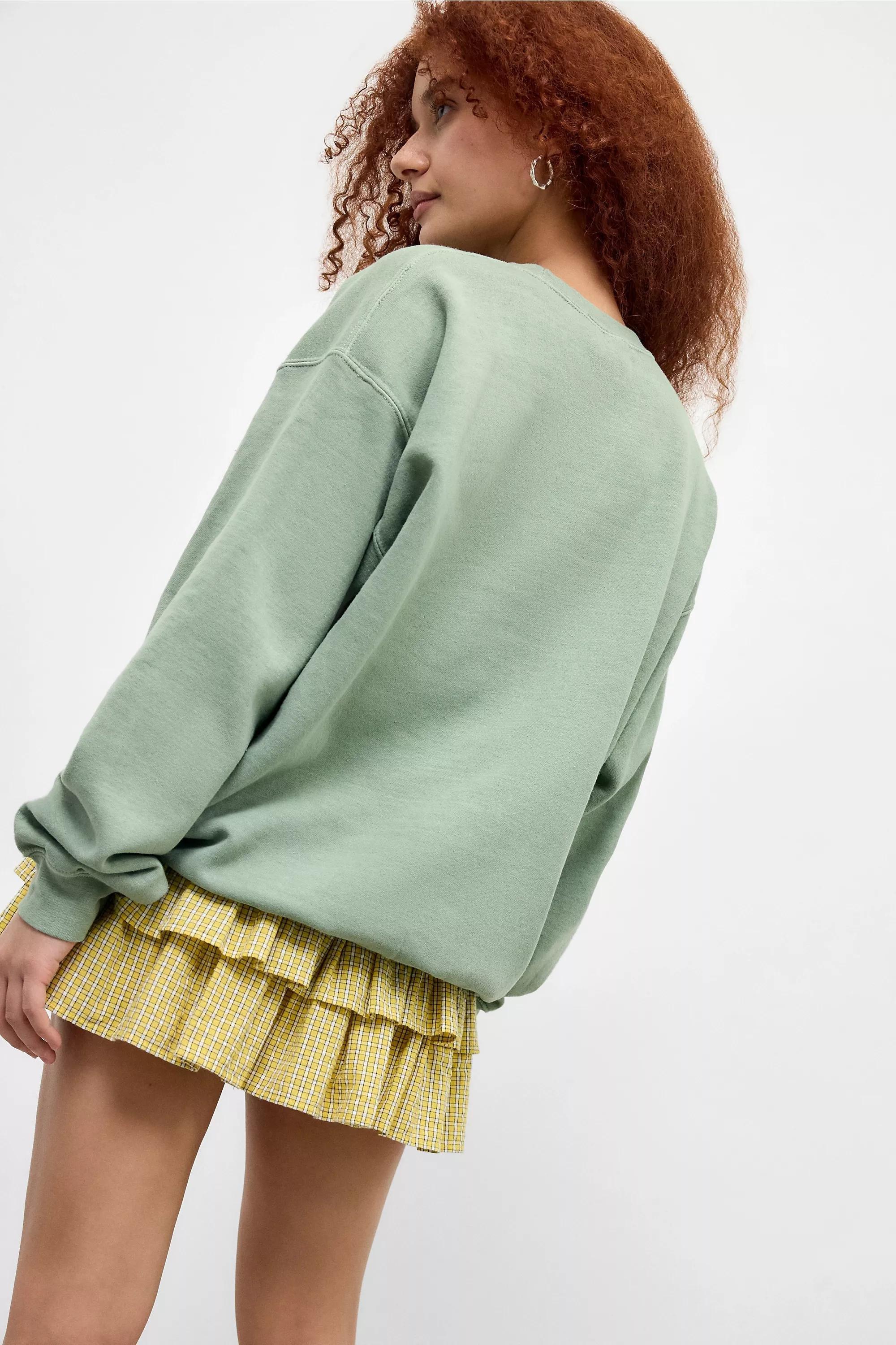 UO Printed Sweatshirt Cropped, , large image number 3