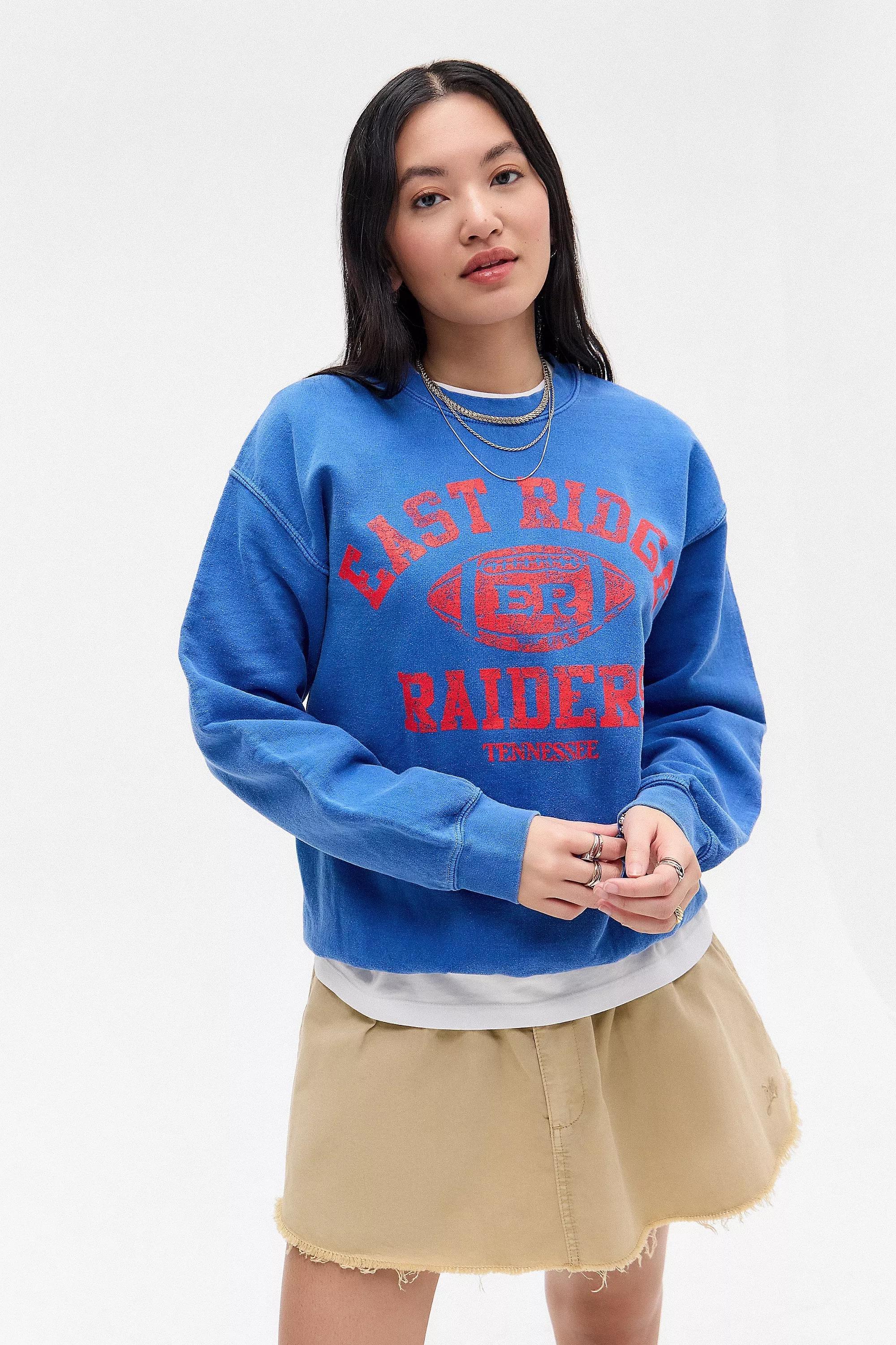 Blue Uo East Ridge Sweatshirt, , large image number 0