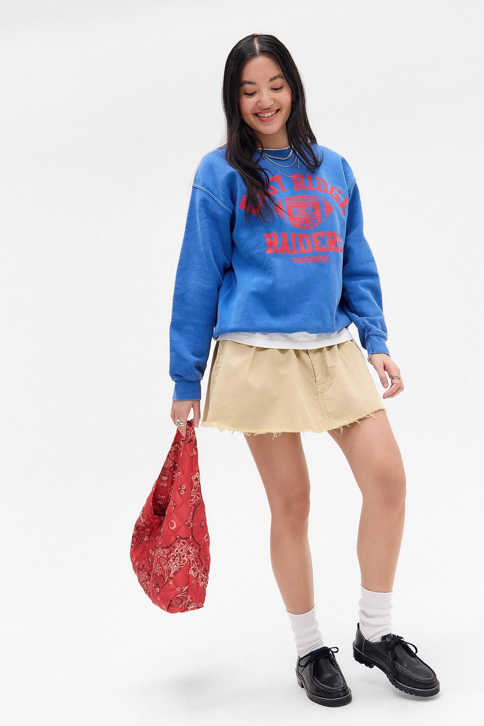 Blue Uo East Ridge Sweatshirt, , large image number 1