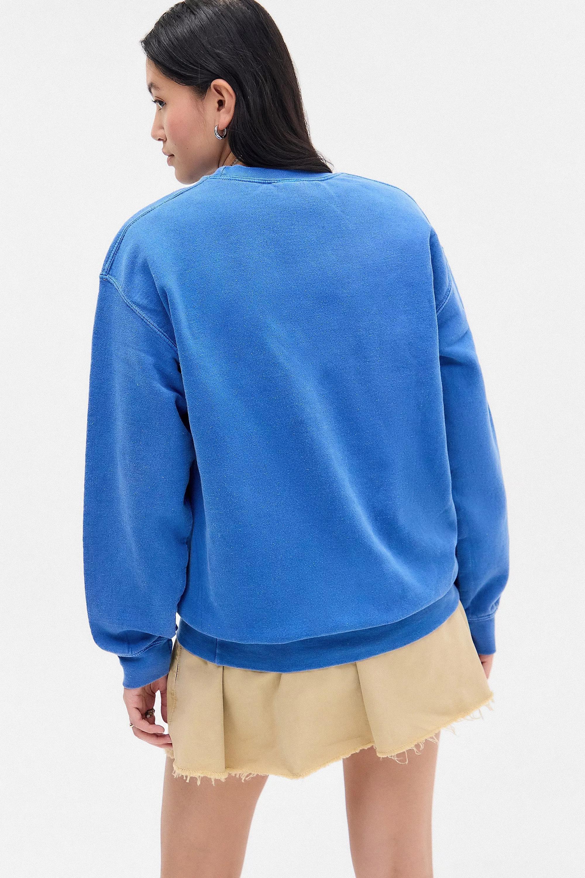 Blue Uo East Ridge Sweatshirt, , large image number 2