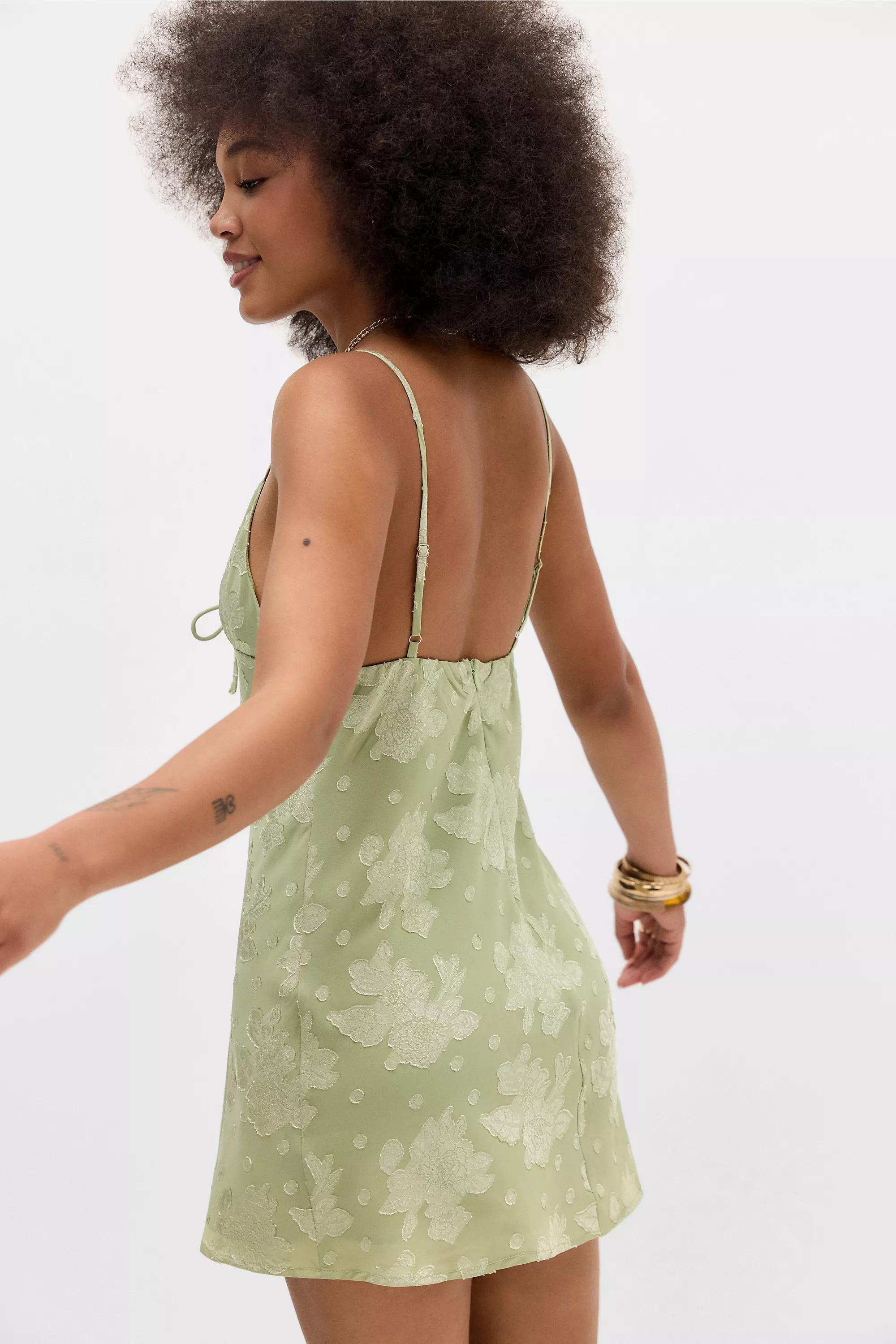 Green Kts Petal Mini Dress, , large image number 3