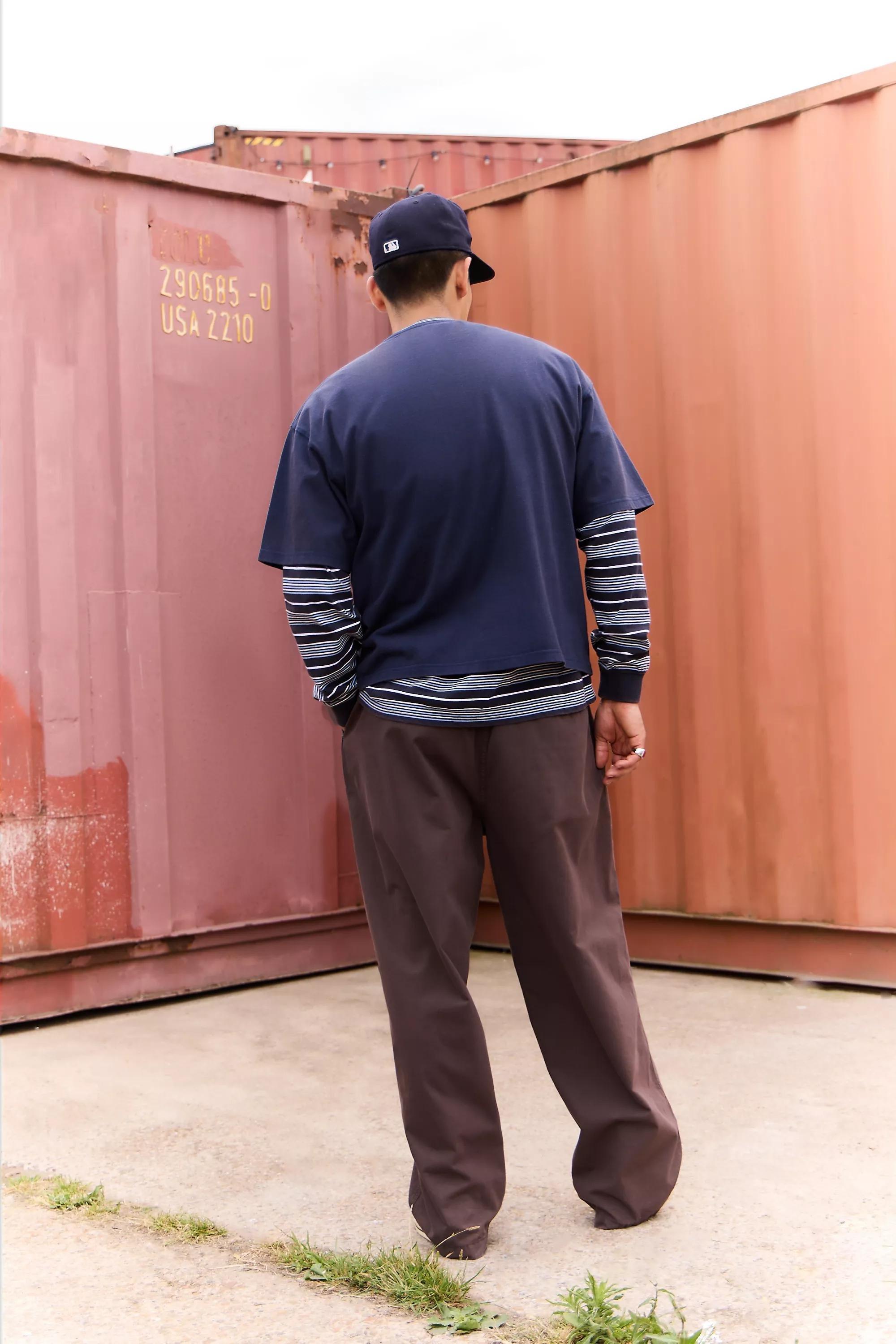 Navy Iets Frans... Sporty Crew Neck Plain T-Shirt, , large image number 3