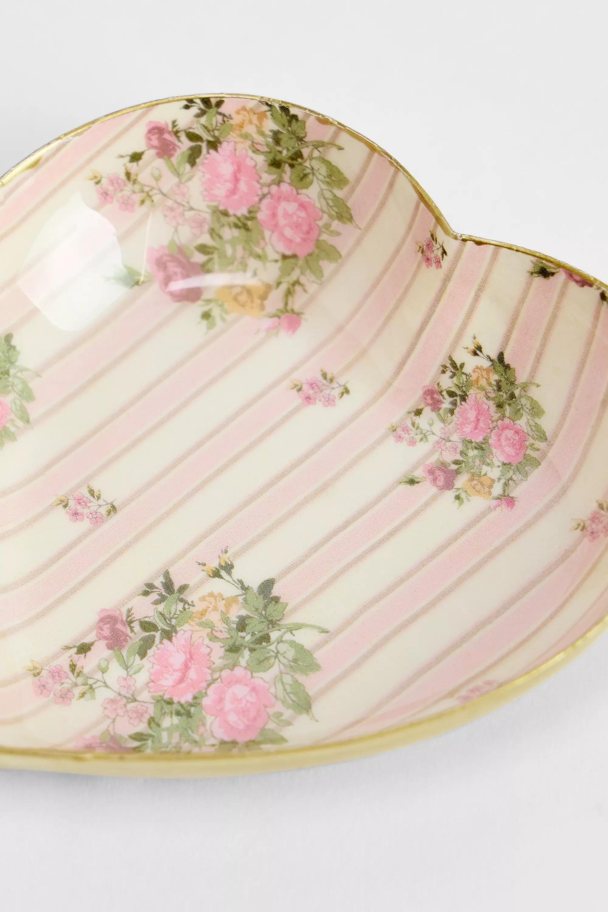 Multicolour Lana Rose Stripe Trinket Dish, ASSORT, large image number 1
