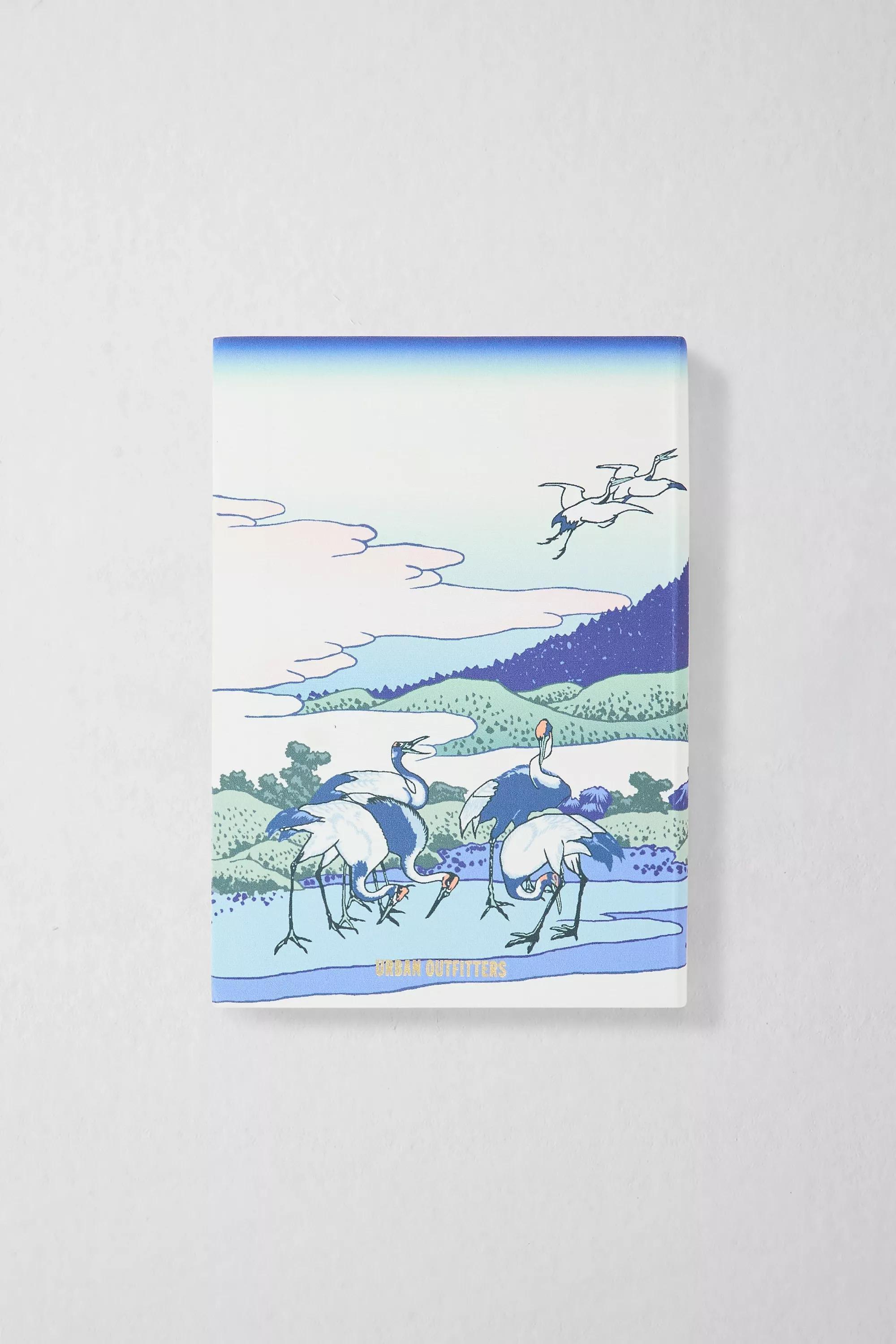 Blue Japanese Landscape Lined Notebook, BLUE, large image number 3