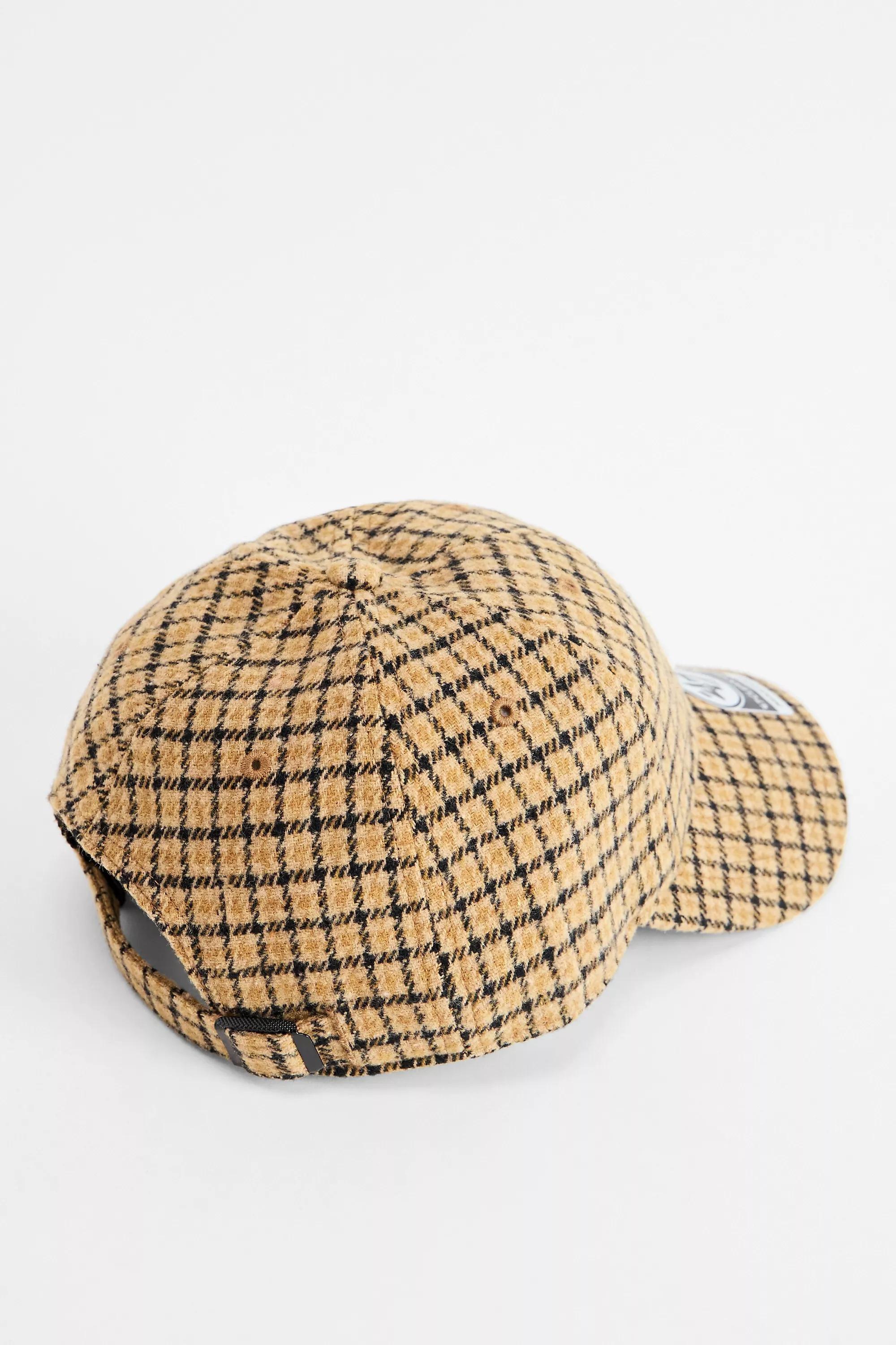 BROWN '47 Brand Brown Check NY Yankees Clean Up Cap, BRN, large image number 2