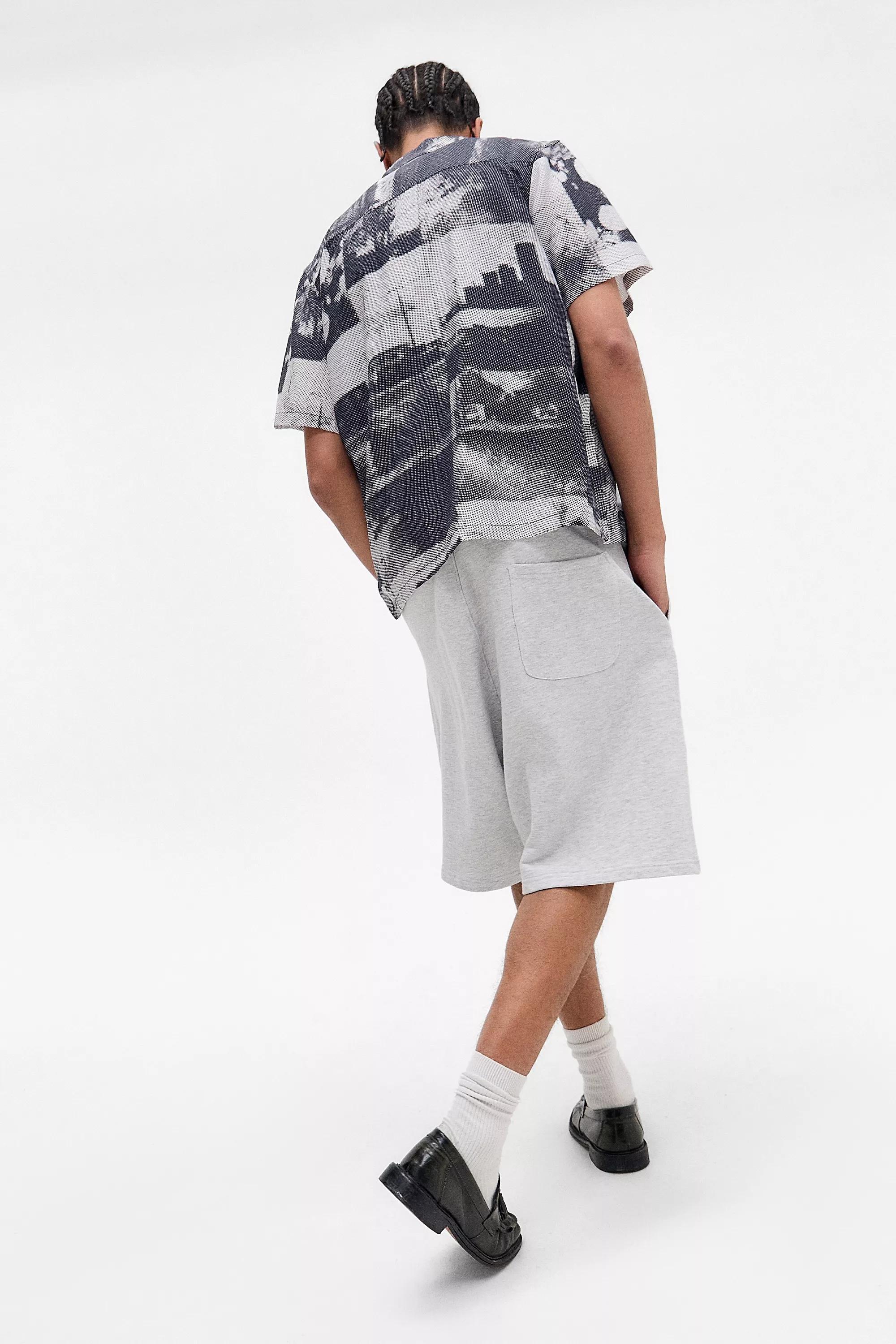 Multicolour Uo Photographic Pixel Short Sleeve Shirt, , large image number 1