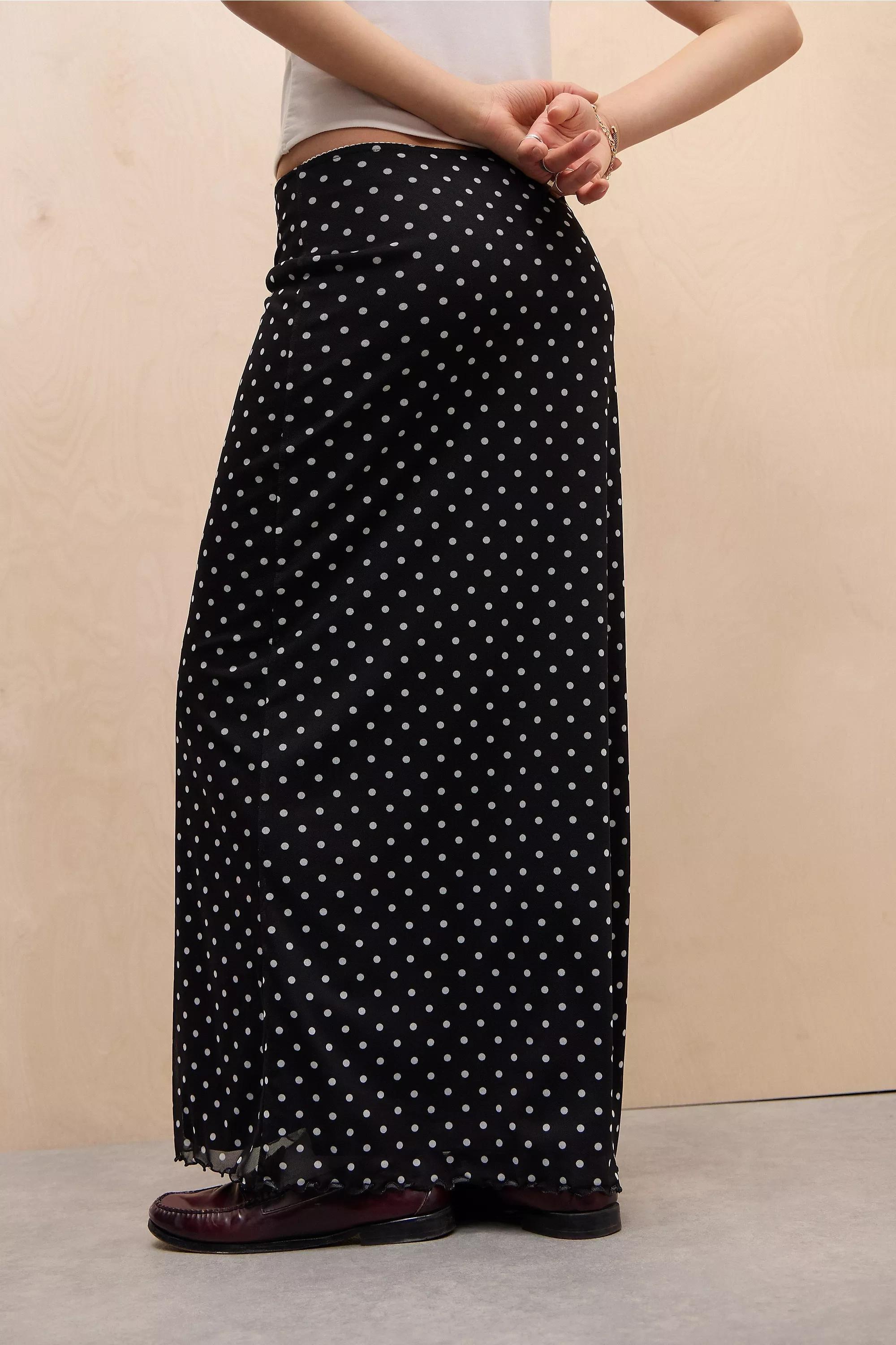 UO Polka Dot Maxi Skirt, , large image number 3