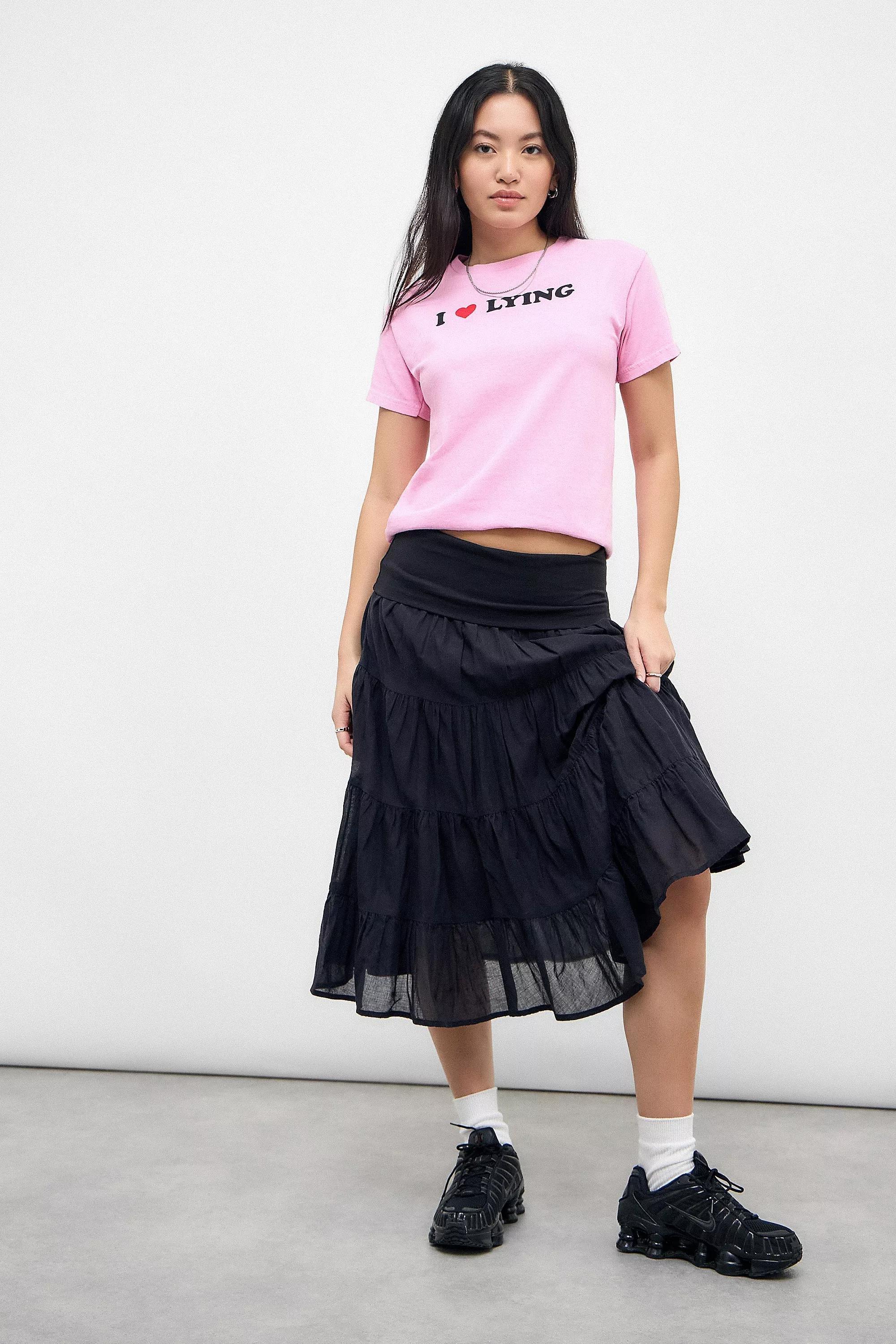 Pink UO T-Shirt Graphic Print, , large image number 1
