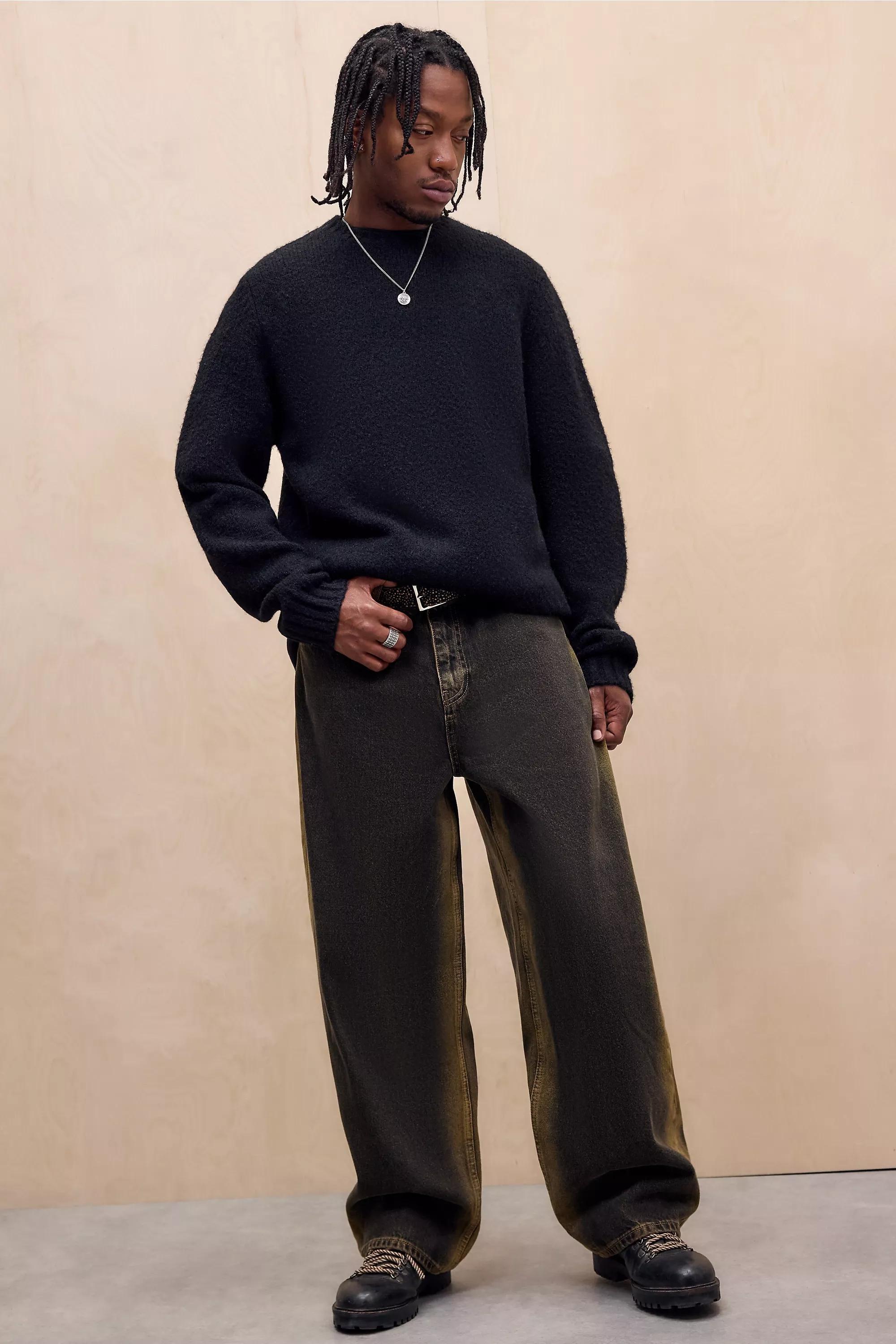 Black Bdg 98 Plain Jumper, BLK, large image number 1