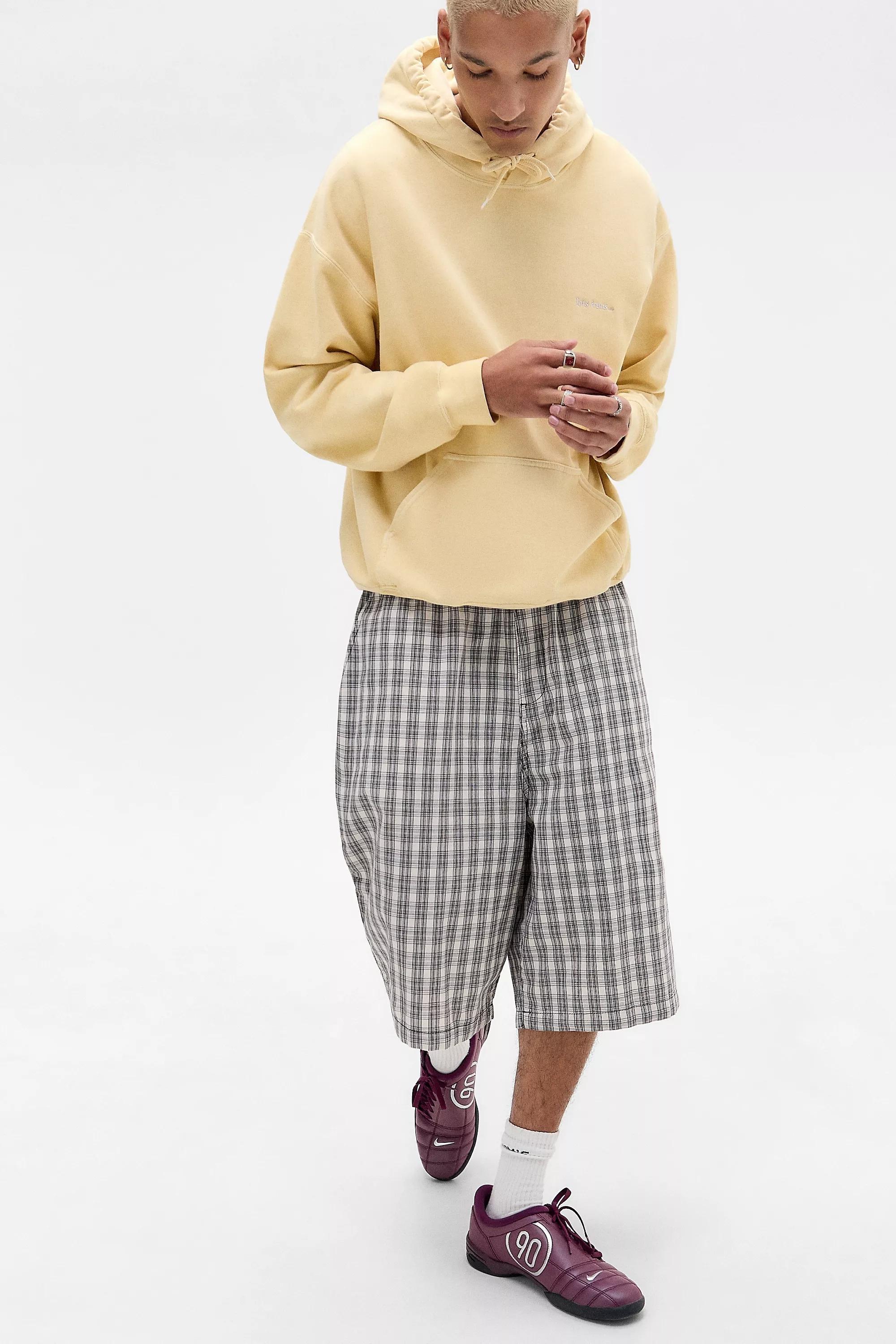 Grey Iets Frans... Check Poplin Chino Shorts, , medium