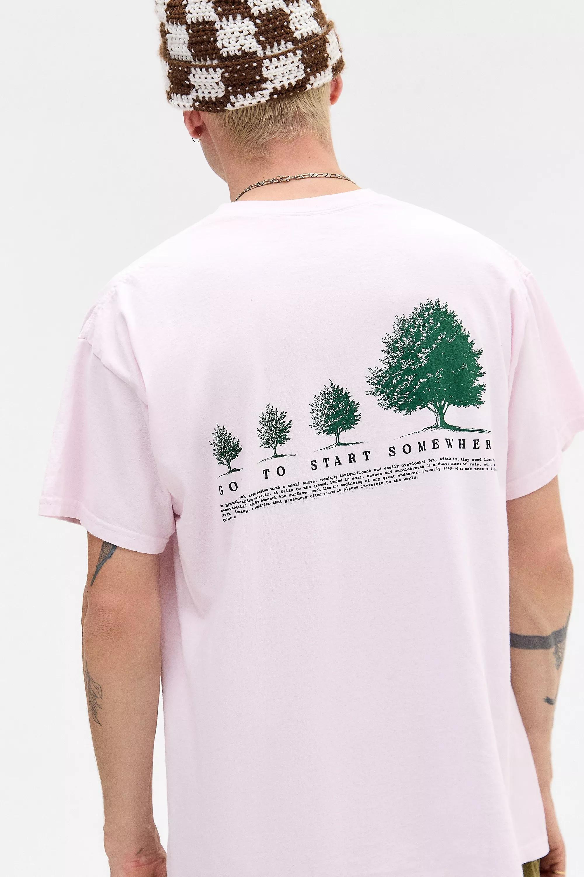 Pink Uo Got To Start Somewhere T-Shirt, , large image number 0