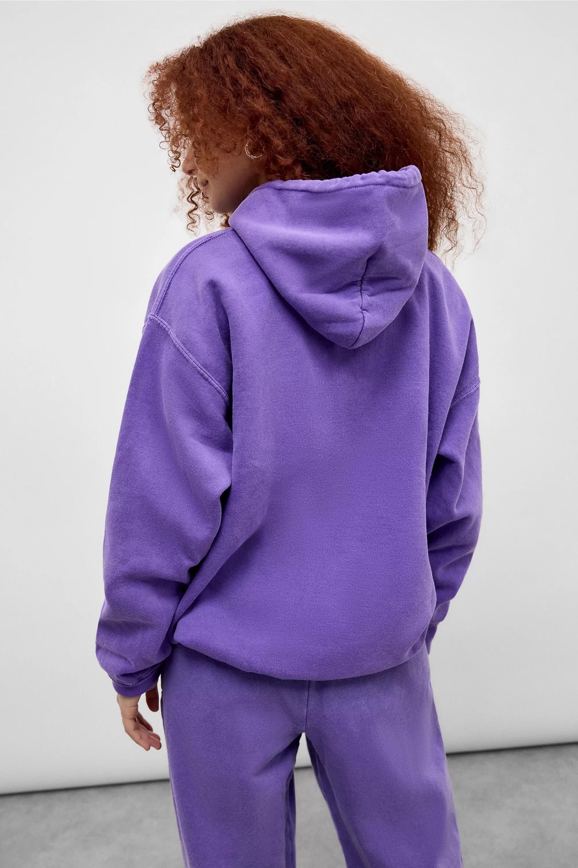 Purple Iets Frans... Relaxed Hoodie, , large image number 3