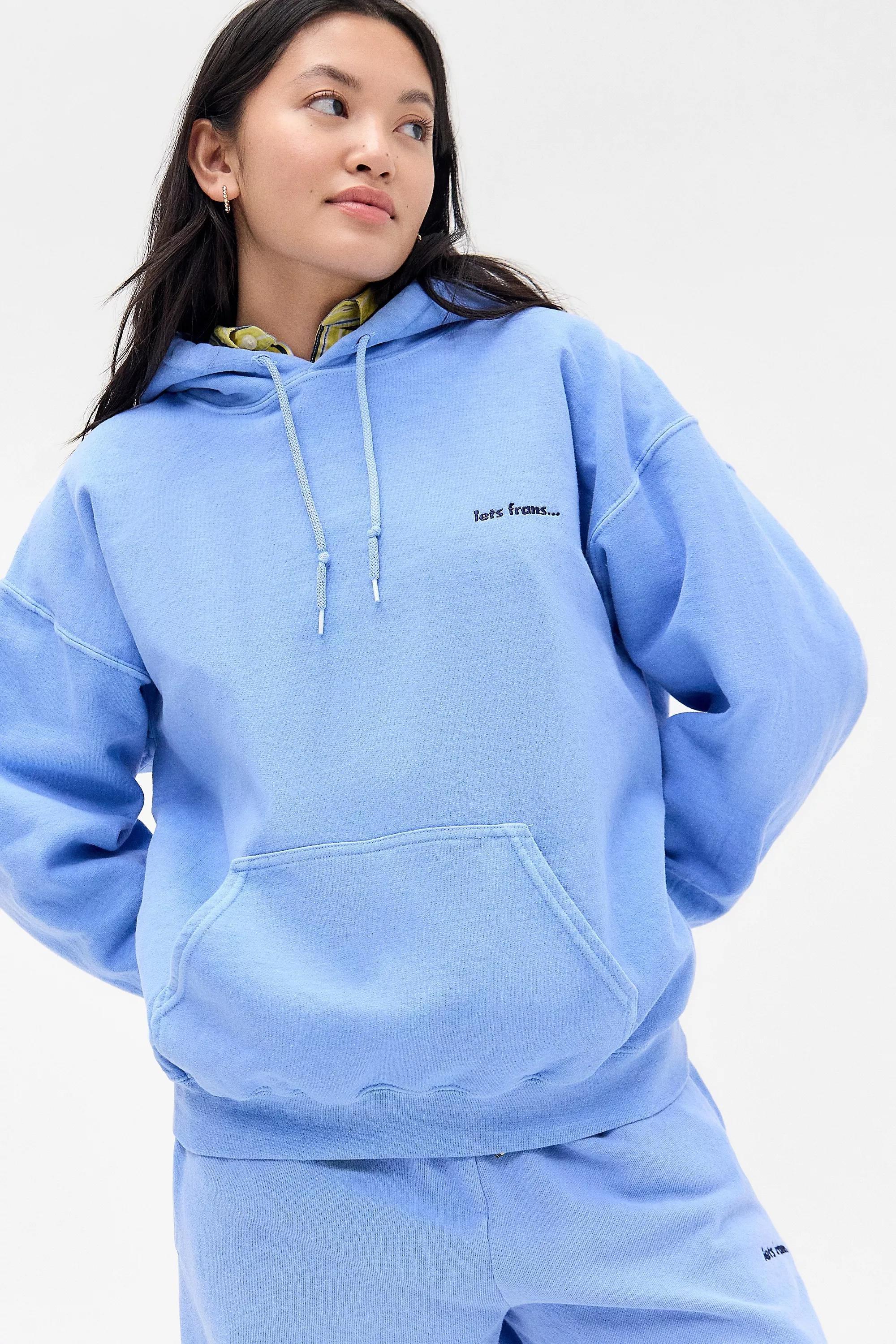 Blue Iets Frans... Cornflower Hoodie, , large image number 0
