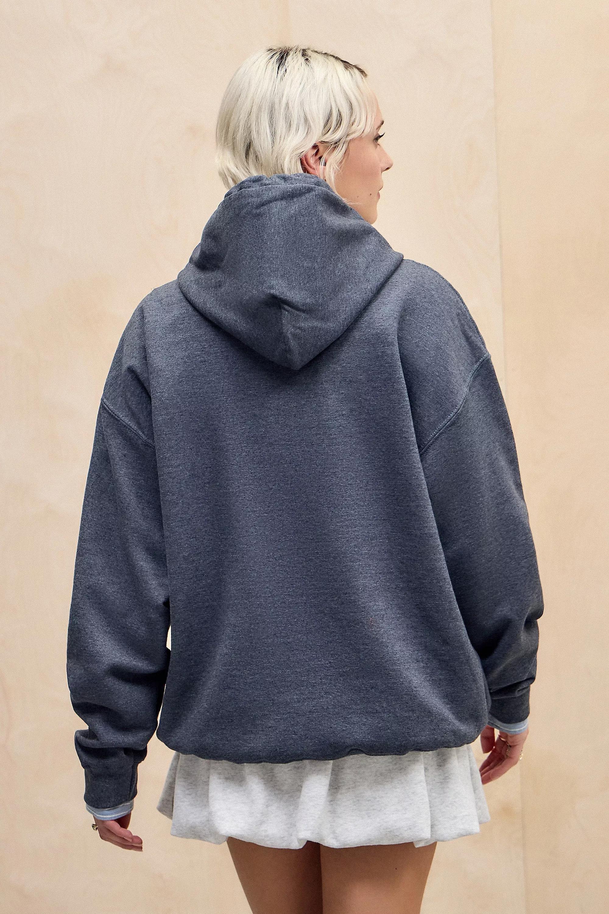 Grey UO Iets Frans... Hoodie, , large image number 3
