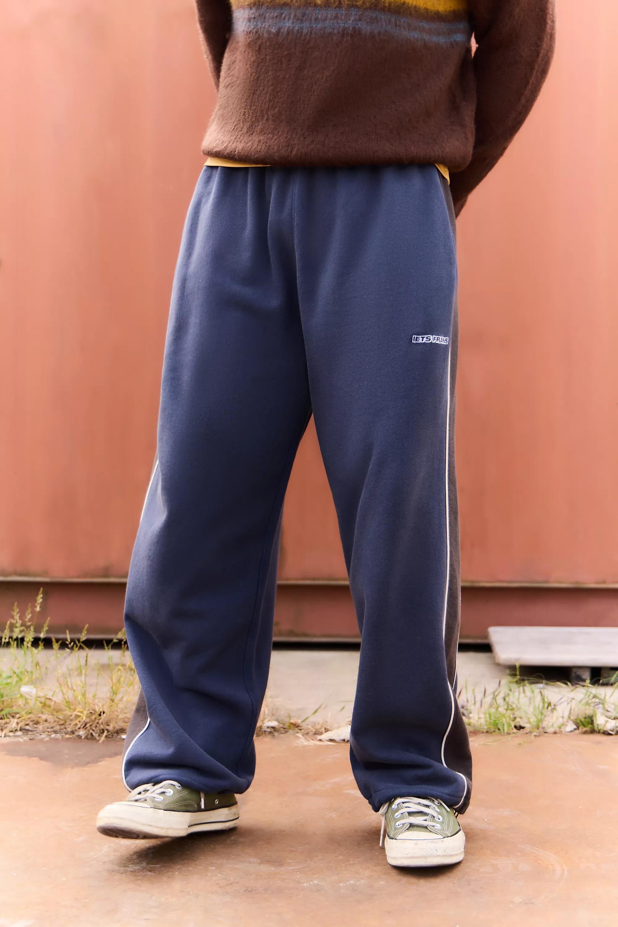 Navy Iets Frans... Harri Panelled Joggers, , medium