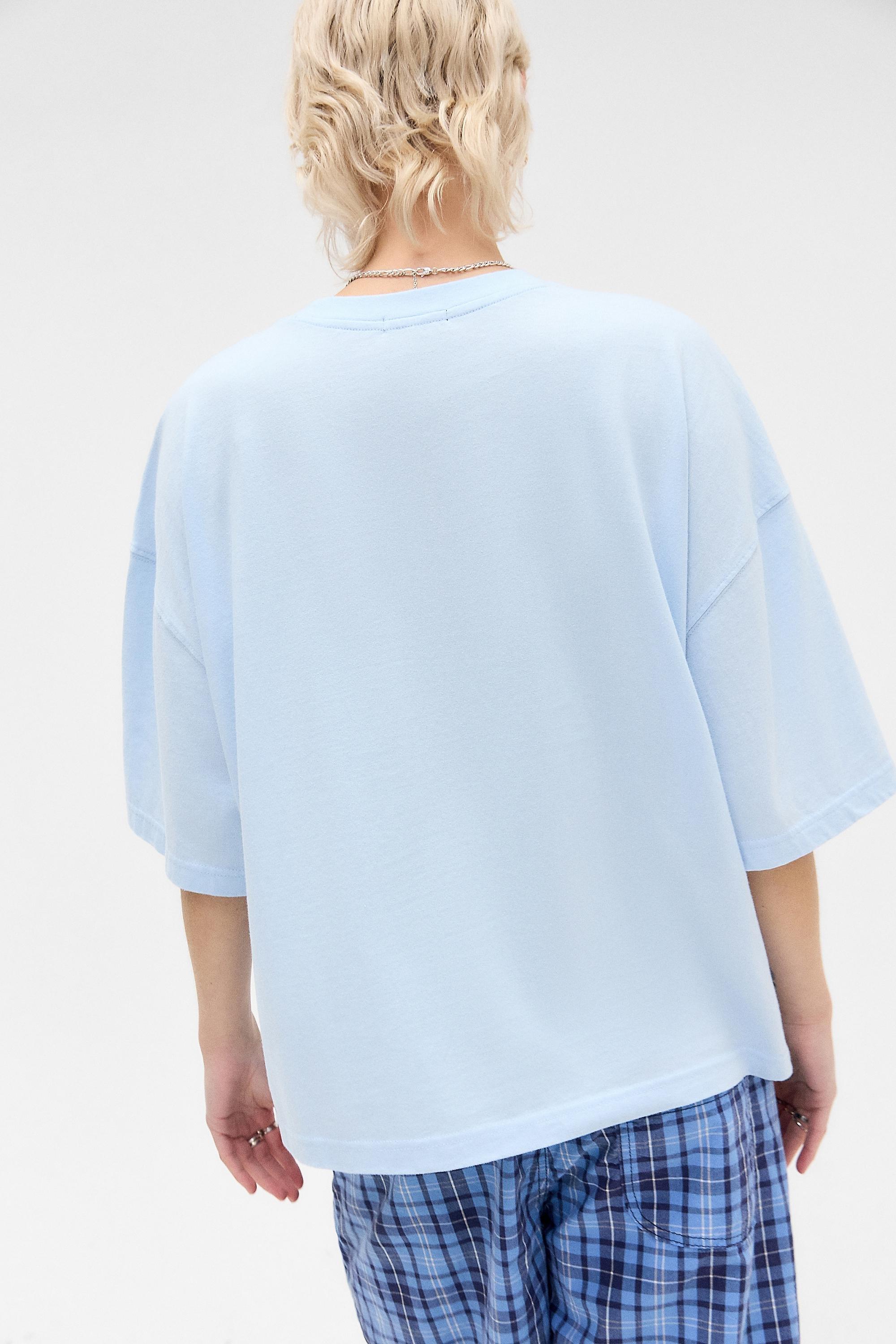 Blue Bdg Enzo Drop Shoulder T-Shirt, BLUE, large image number 3