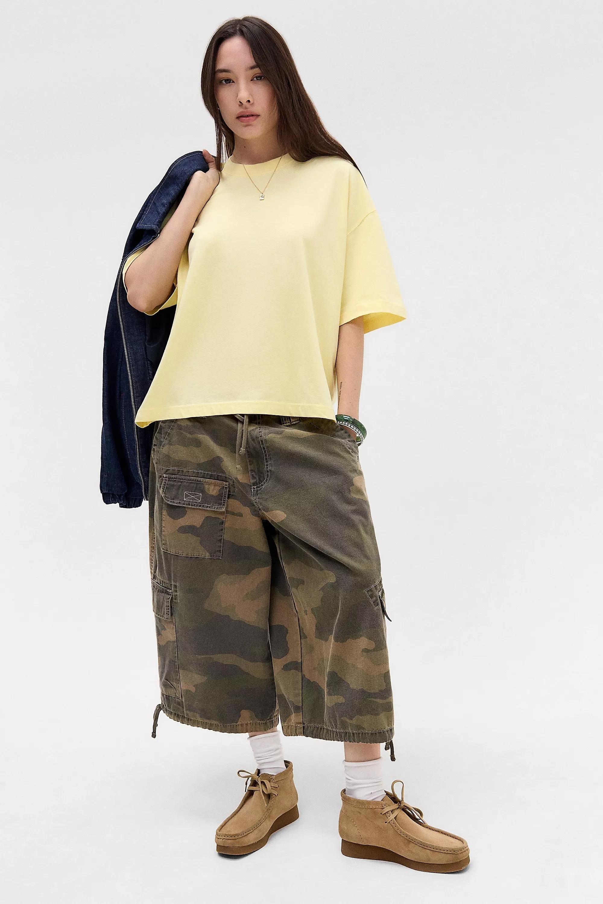 Yellow Bdg Enzo Drop Shoulder T-Shirt, , large image number 2