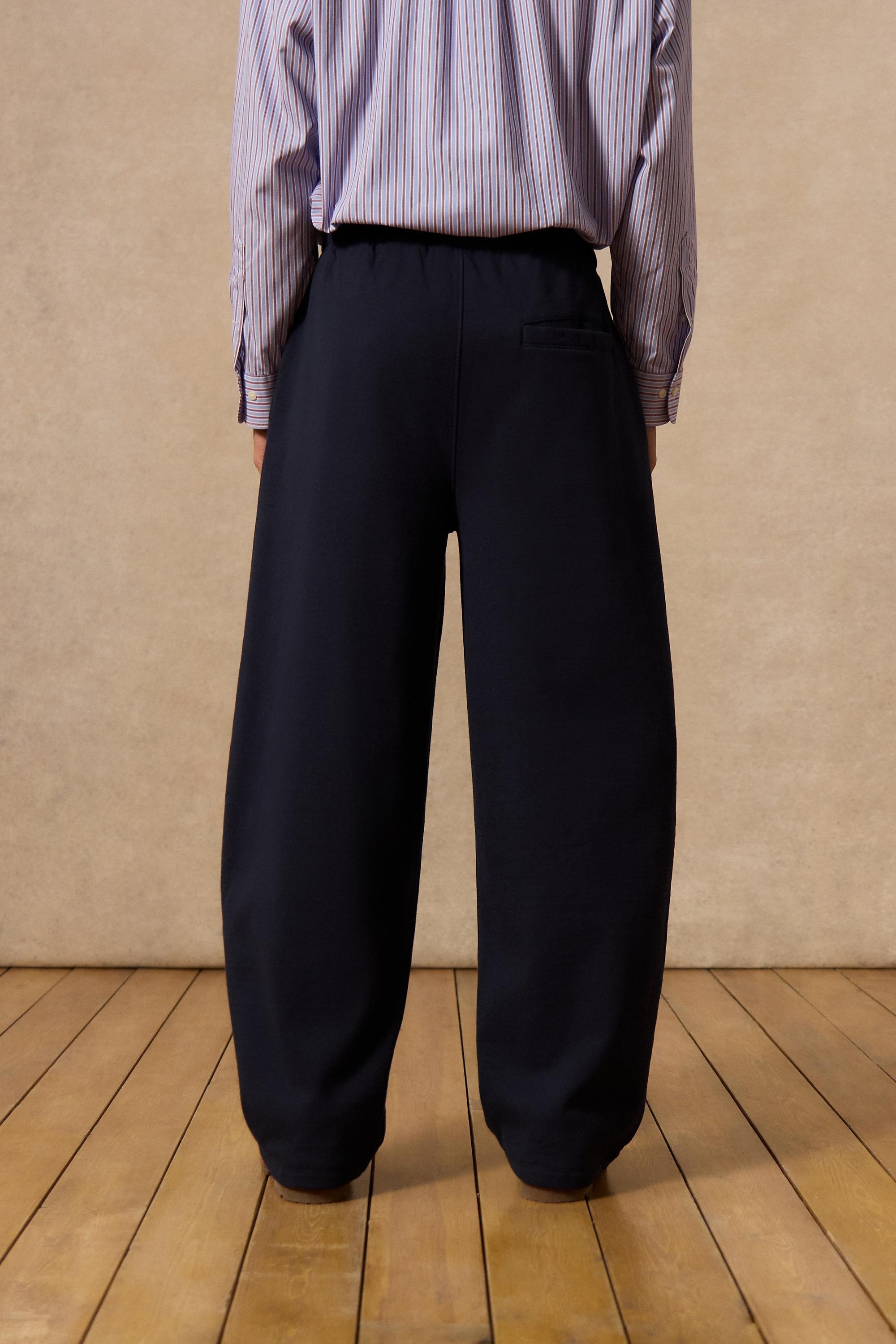 NAVY Loom Navy Straight Leg Joggers, NAVY, large image number 3