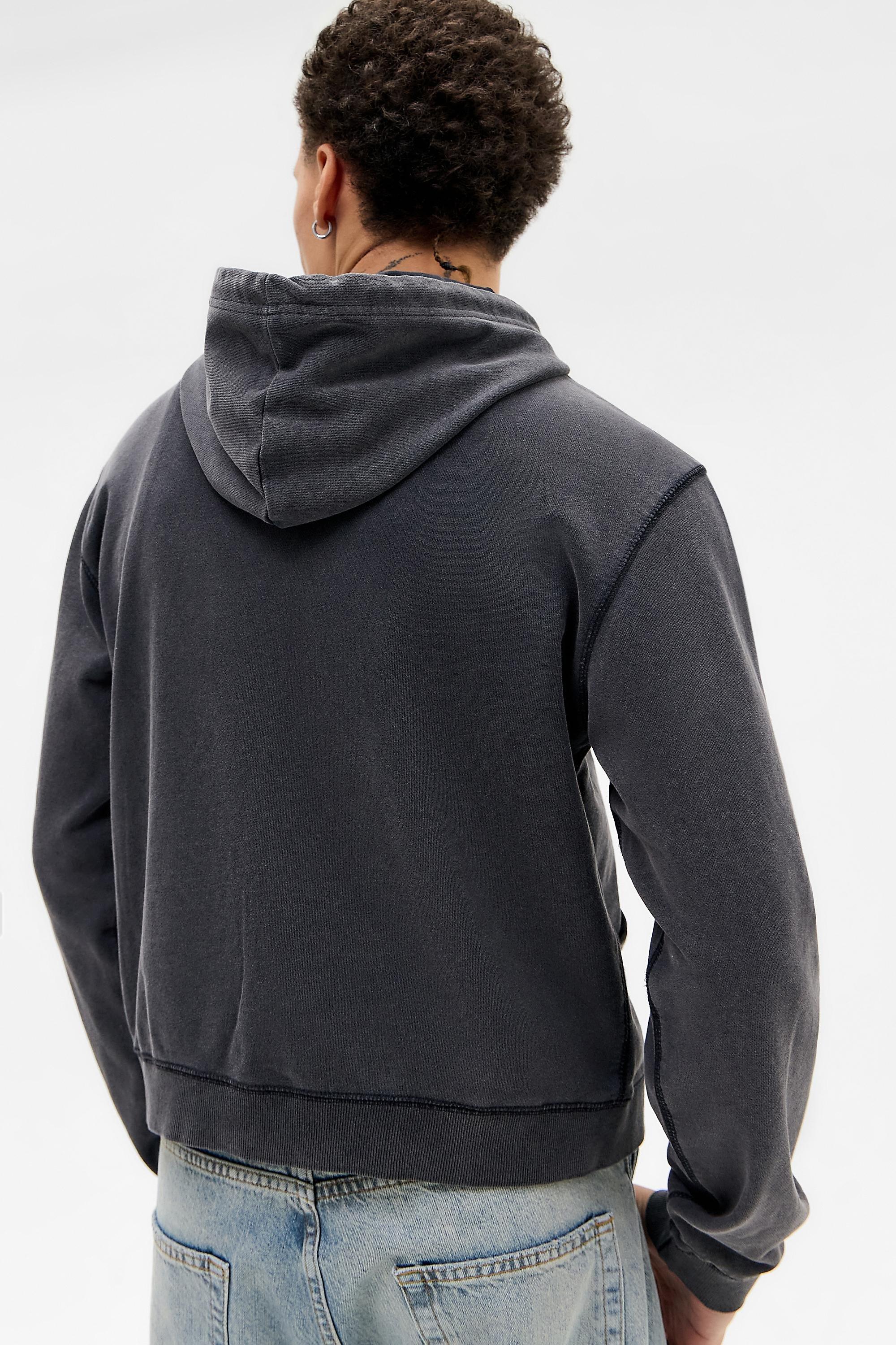 Grey Bdg Bonfire Zip-Through Hoodie, GREY, large image number 3