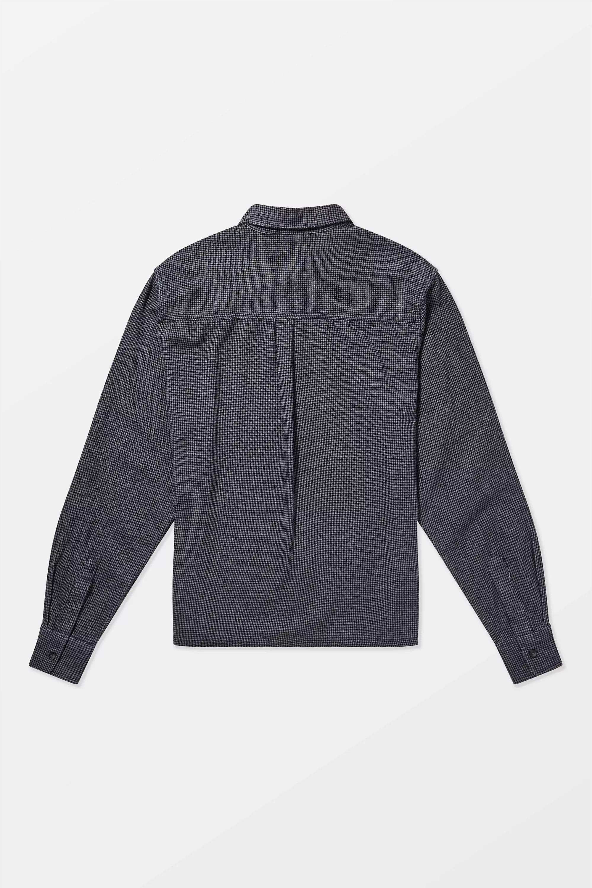 GREY BDG Grey Reggie Houndstooth Shirt, GREY, large image number 5