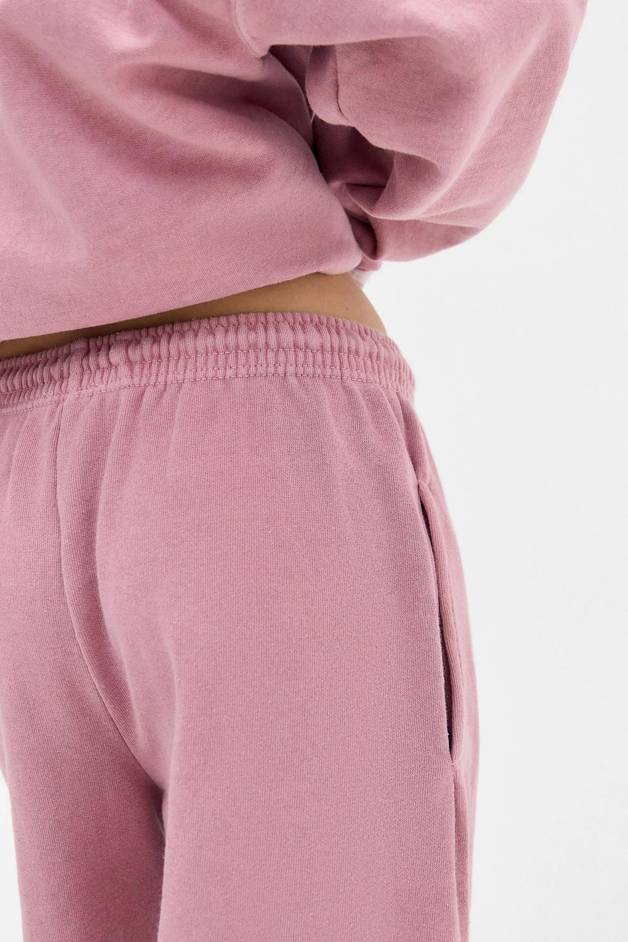 Piggy Pink UO Cuffed Joggers, , large image number 4