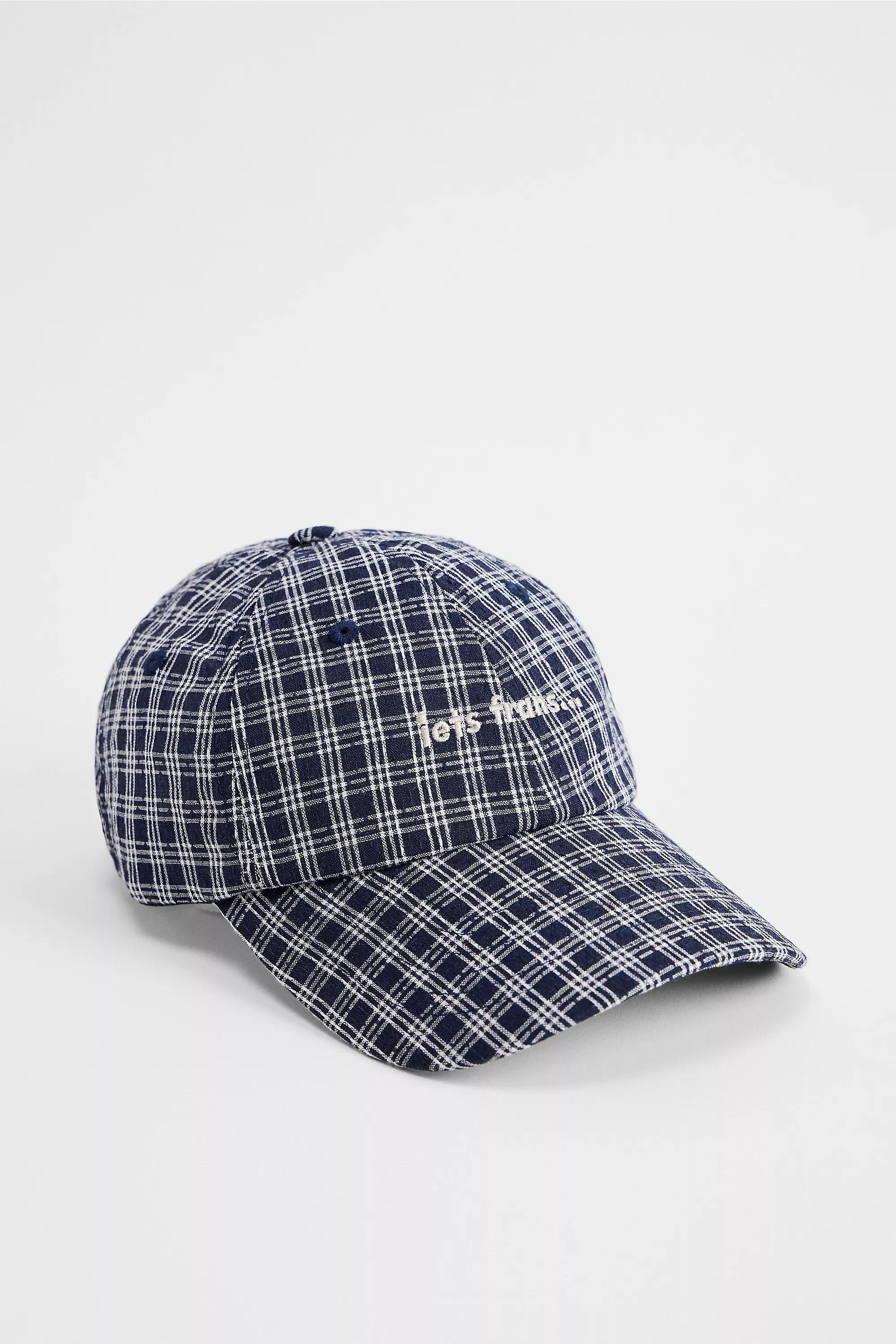 iets frans... Navy Check Cap, NAVY, large image number 0