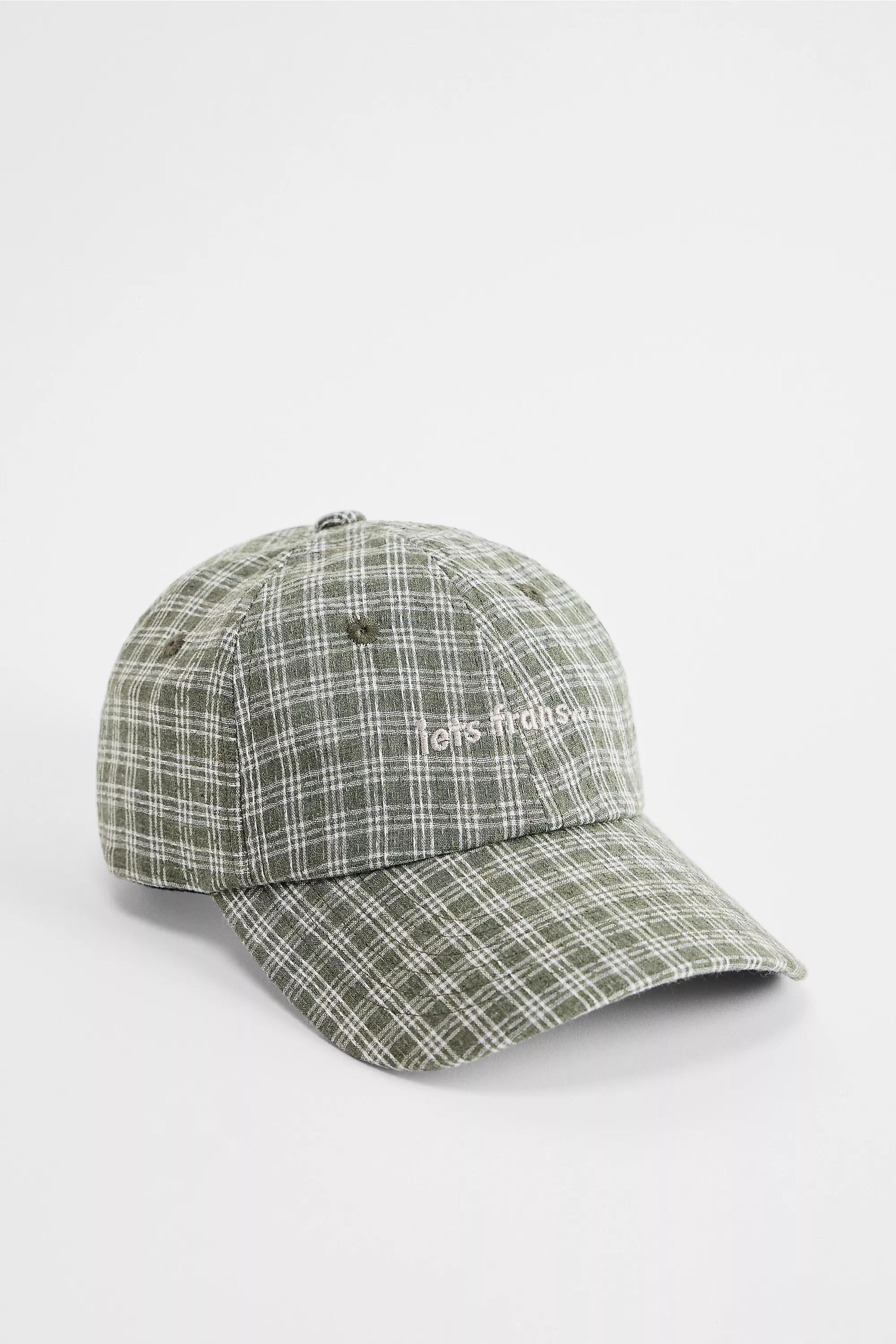 Green  Panelled Baseball Cap, GRN, large image number 0