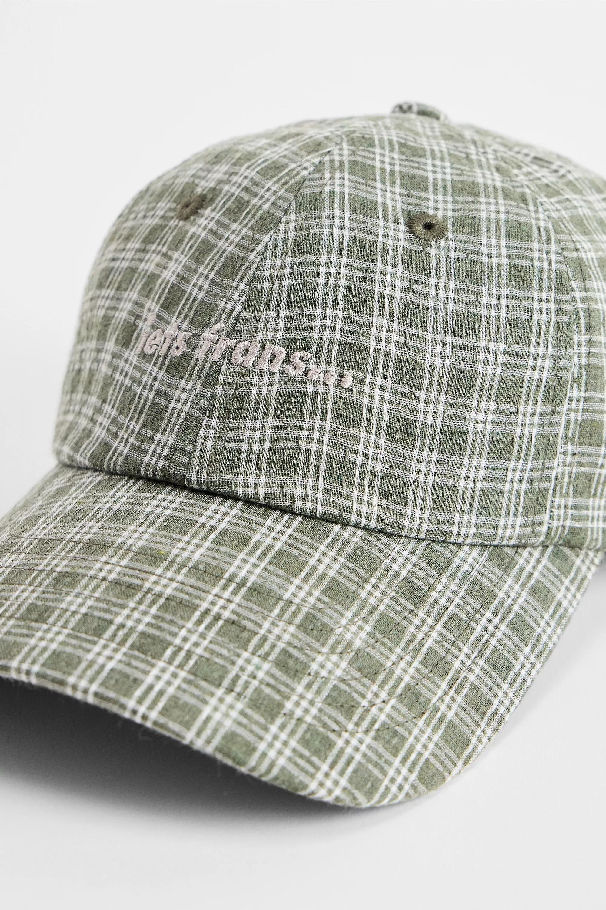 Green  Panelled Baseball Cap, GRN, large image number 1