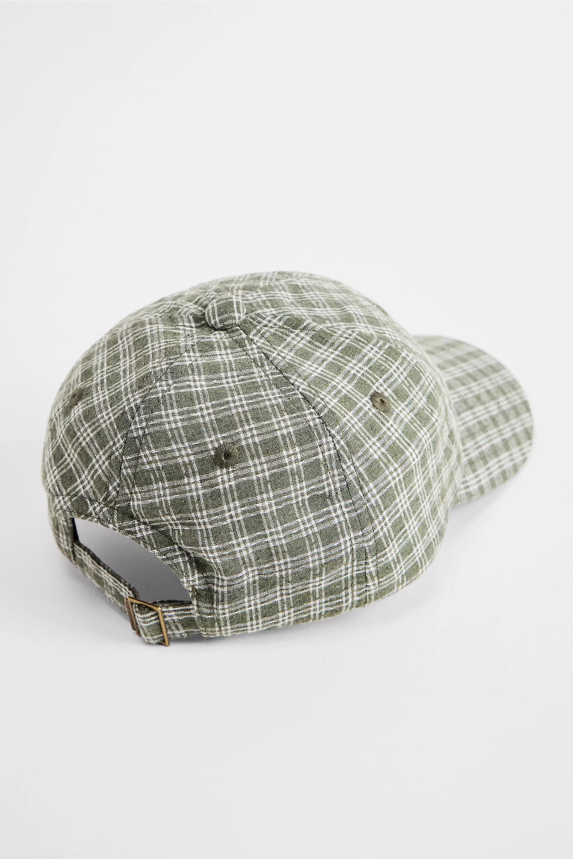 Green  Panelled Baseball Cap, GRN, large image number 2