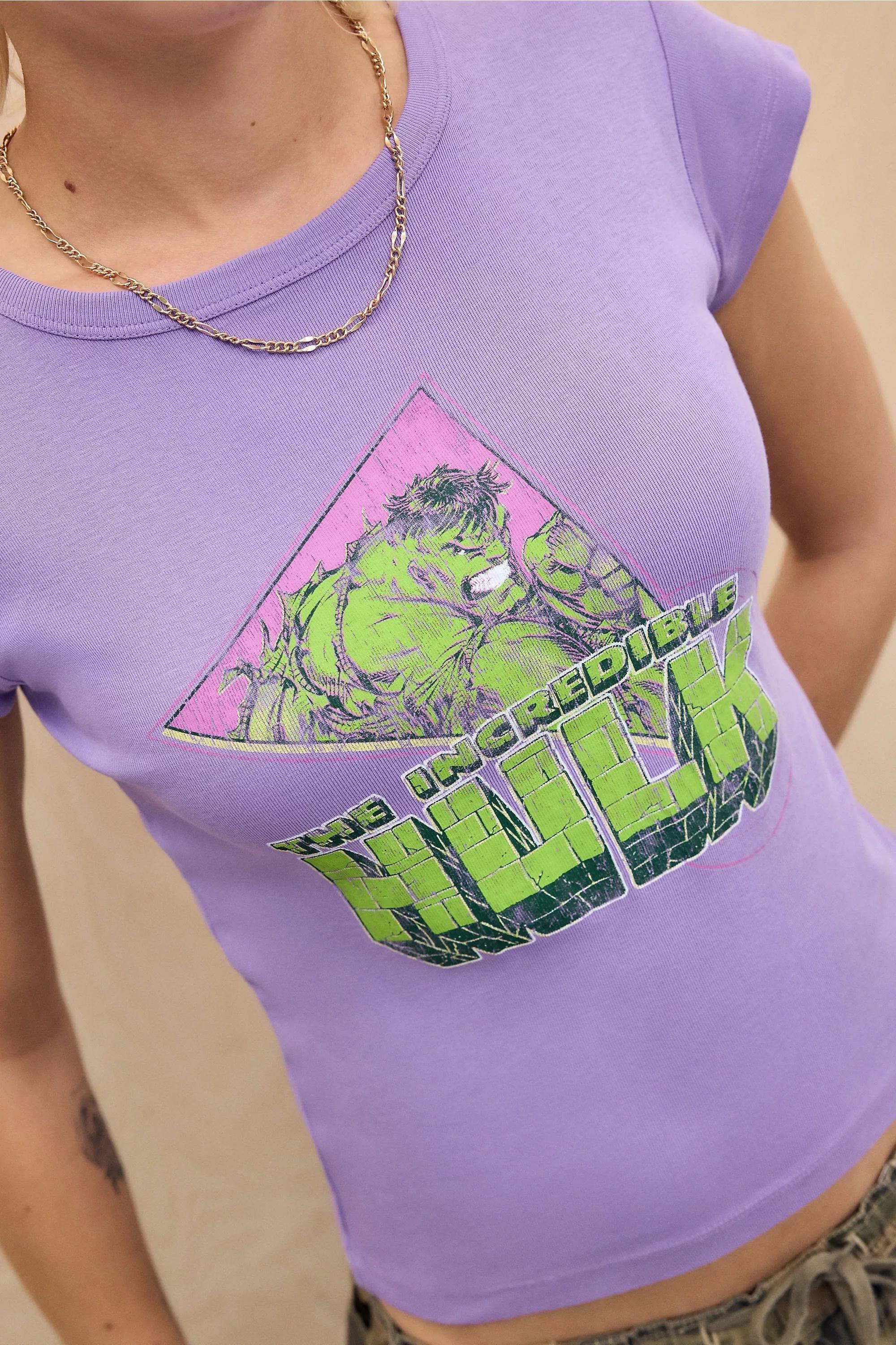Purple Uo Printed T-Shirt, , large image number 0