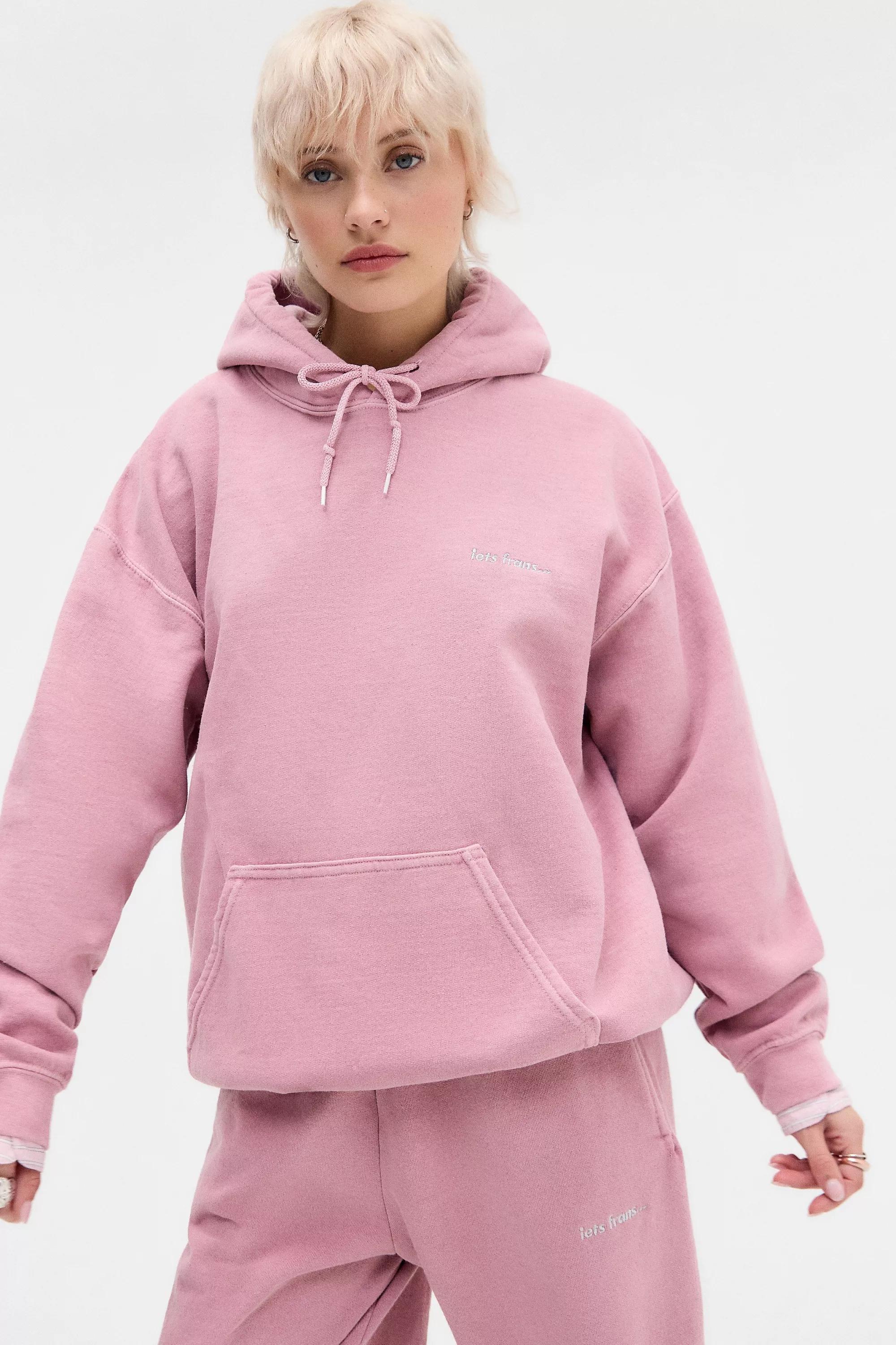 Pink Iets Frans... Relaxed Hoodie, , medium