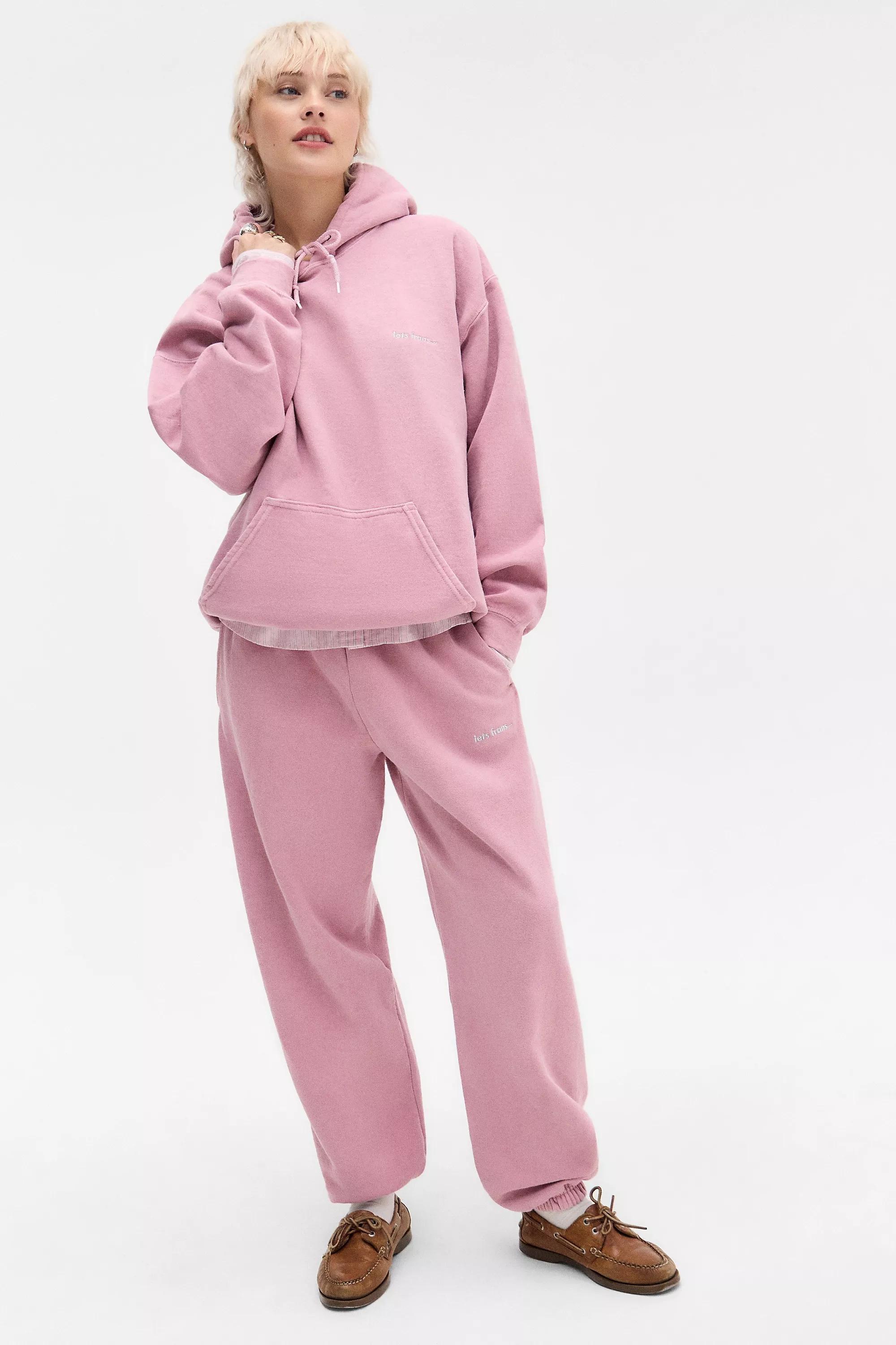 Pink Iets Frans... Relaxed Hoodie, , large image number 1