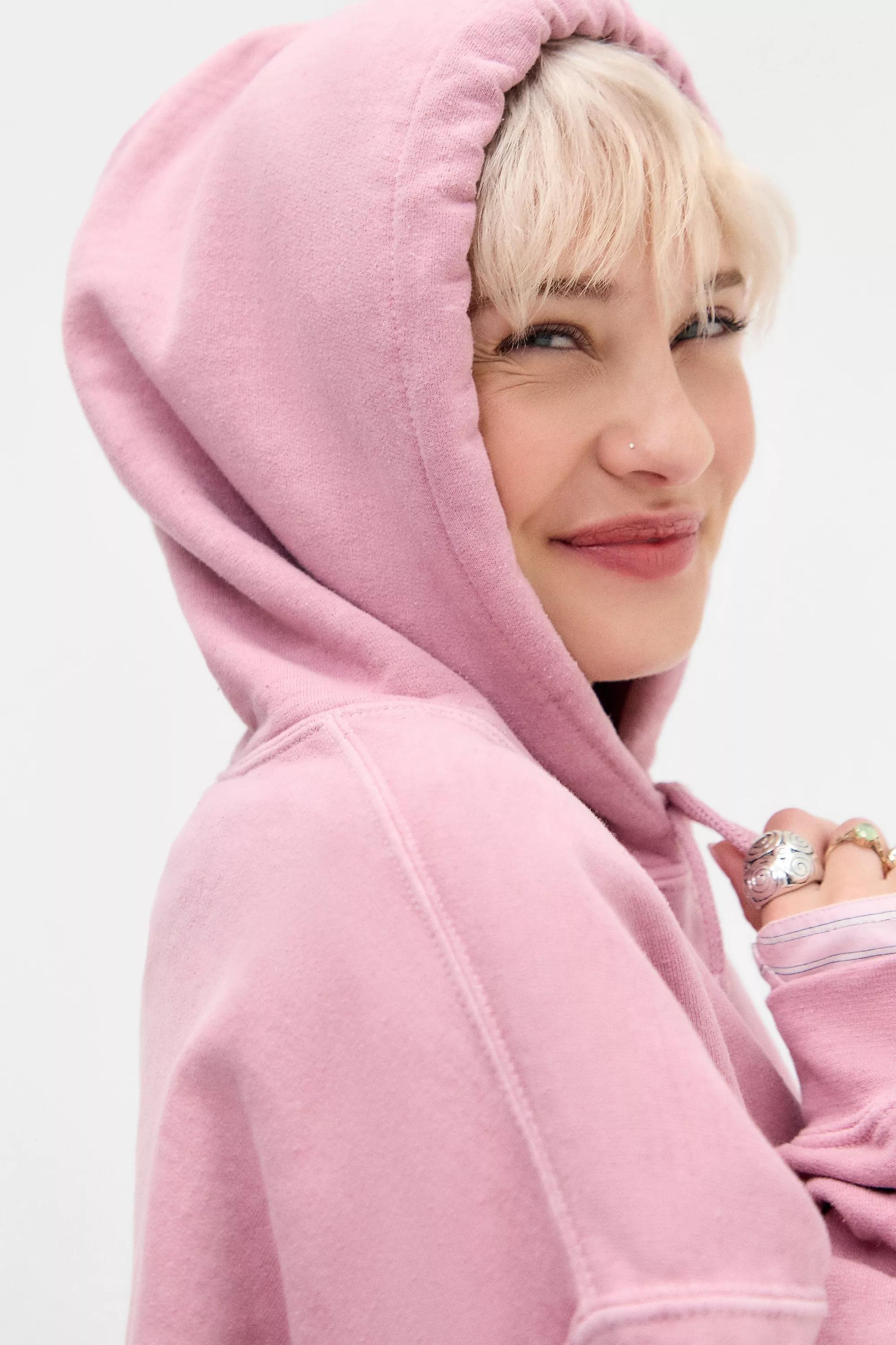 Pink Iets Frans... Relaxed Hoodie, , large image number 2