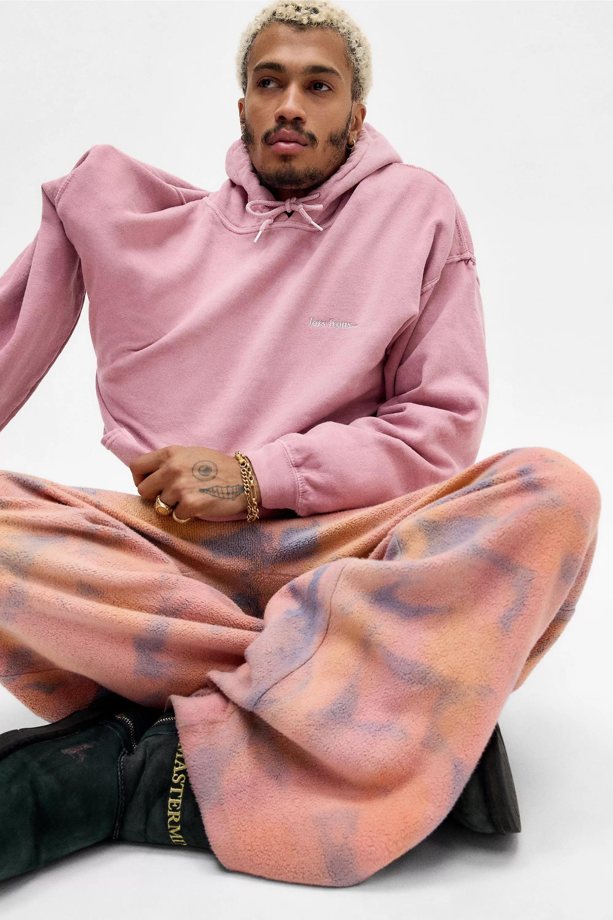 Pink Iets Frans... Relaxed Hoodie, , large image number 5