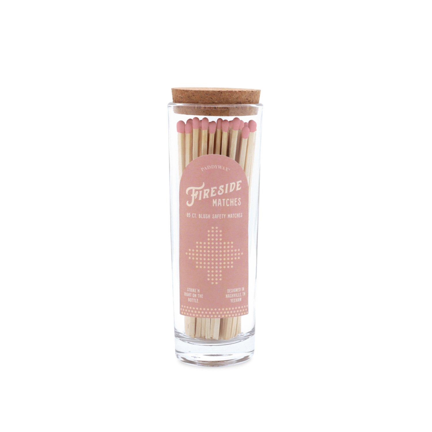 Multicolor Fireside Safety Matches 13.5 Cm Tall - Blush Pink Tip, A322_02EU, large image number 0