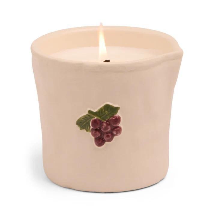 Beige Bordeaux Grape Bistro 8Oz/226G Ceramic Candle, Urban Outfitters X Little Birdy, A322_138, large image number 0